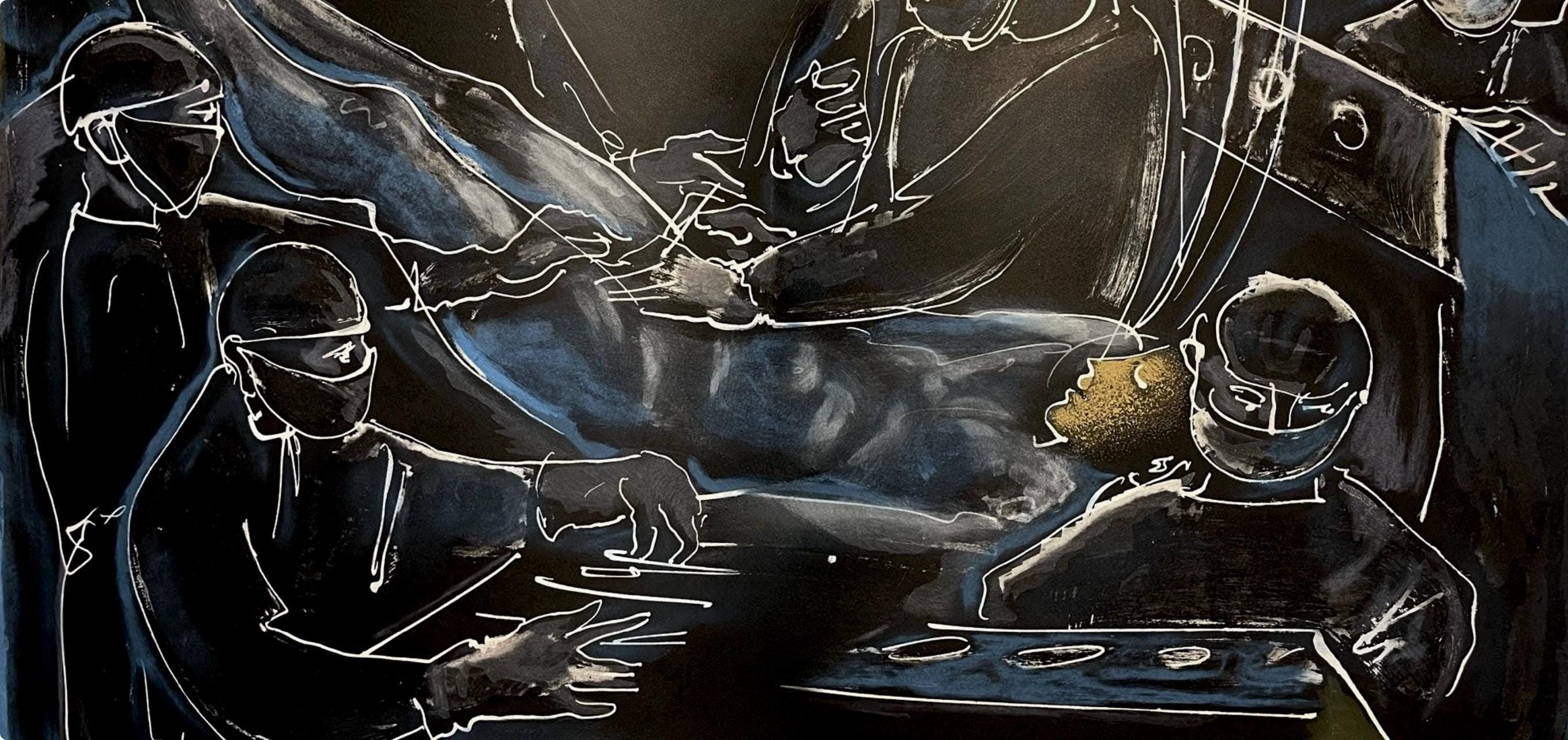Hans Erni, Composition, Réflexions Simples Sur Le Corps, Limited Edition Lithograph
