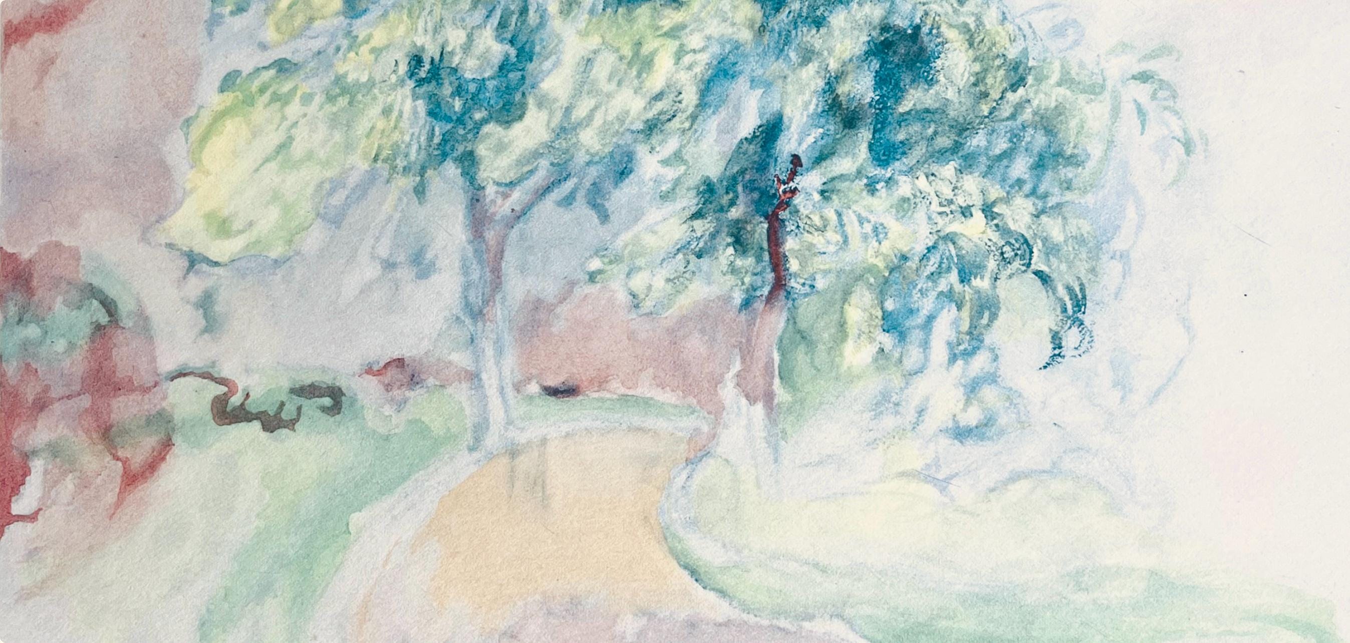 Pierre-Auguste Renoir, Composition, Seize Aquarelles et Sanguines de Renoir, Limited Edition Lithograph
