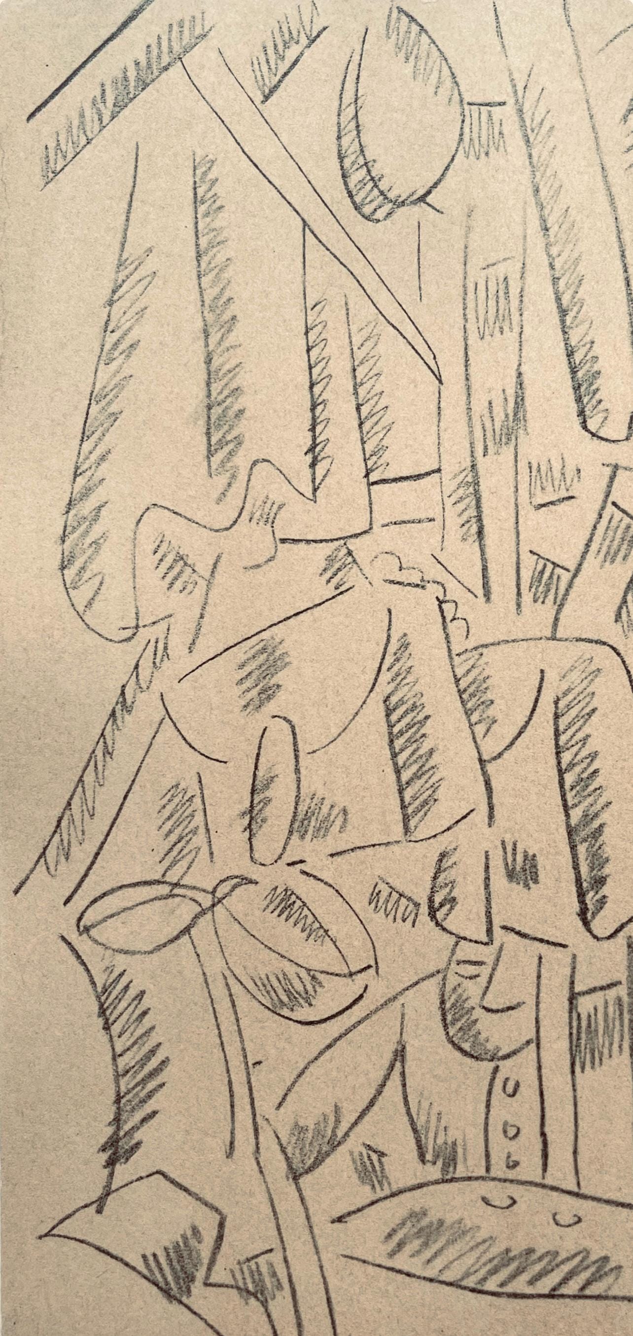 Fernand Léger, Soldats Dans Une Maison En Ruines, Fernand Léger, Dessins de Guerre, Limited Edition Lithograph
