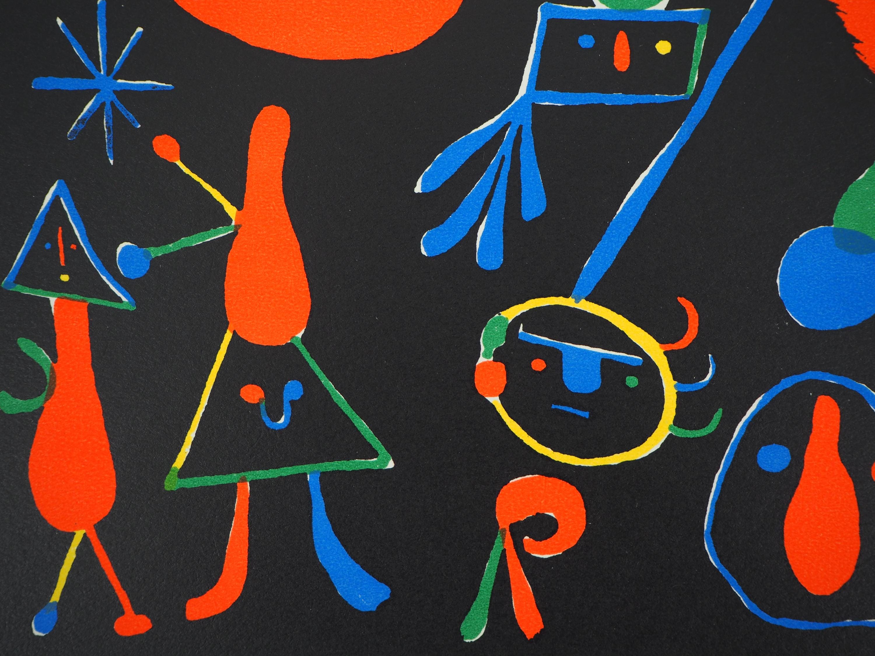 Joan Miró, Composition, Cahiers d'Art, Limited Edition Lithograph