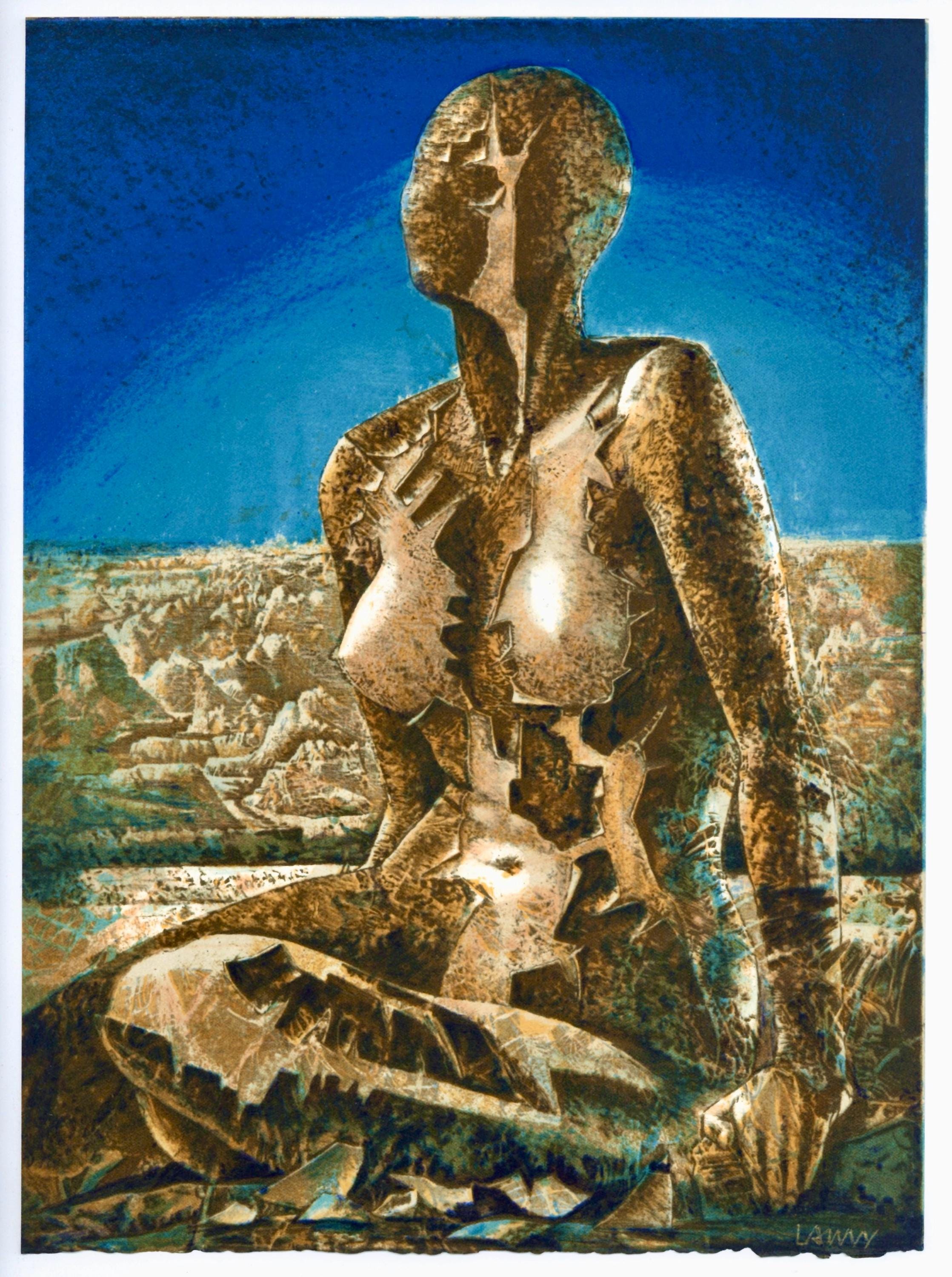 Pierre Lambert Lamy, Composition, Variations sur l'imaginaire, Limited Edition Lithograph