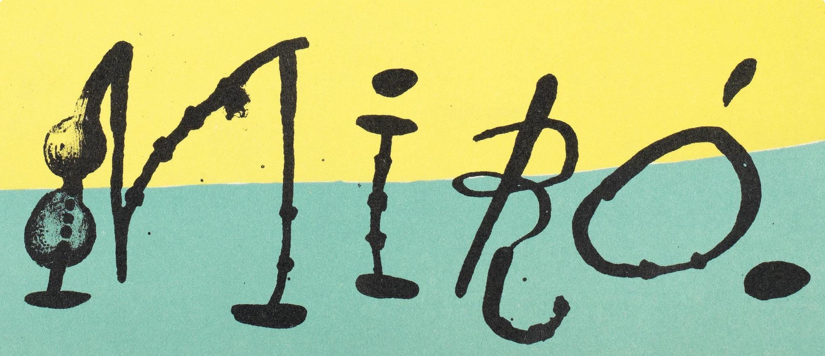 Joan Miró, Composition (Cramer 39), Joan Miró, Limited Edition Lithograph
