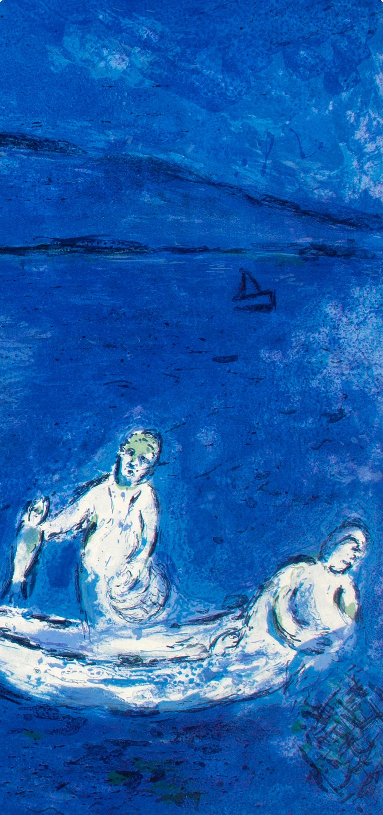 Marc Chagall, L'Echo, Daphnis et Chloé, Limited Edition Héliogravure