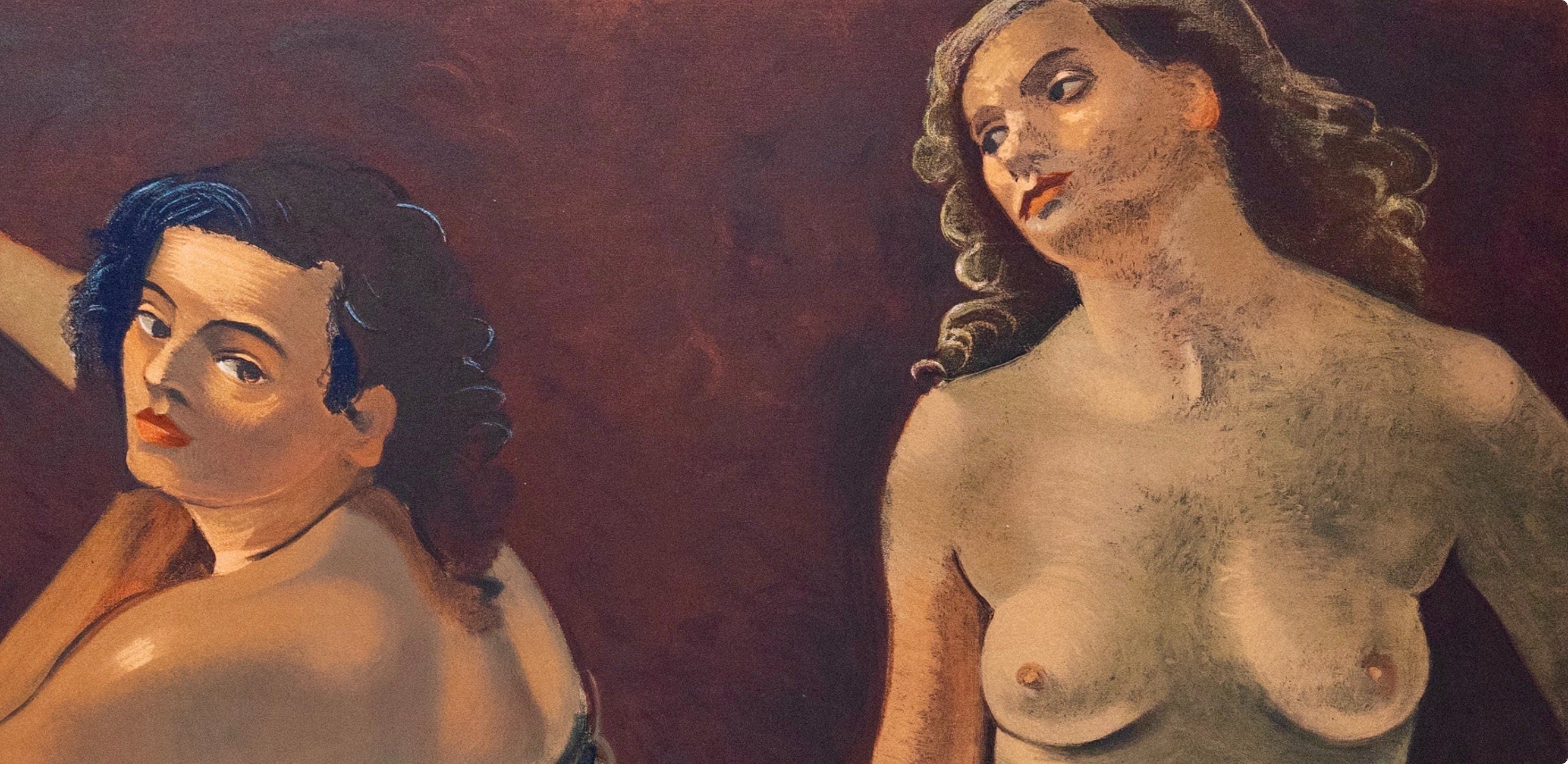 André Derain, Deux femmes nues et nature morte, André Derain, Collection Pierre Lévy, Limited Edition Lithograph