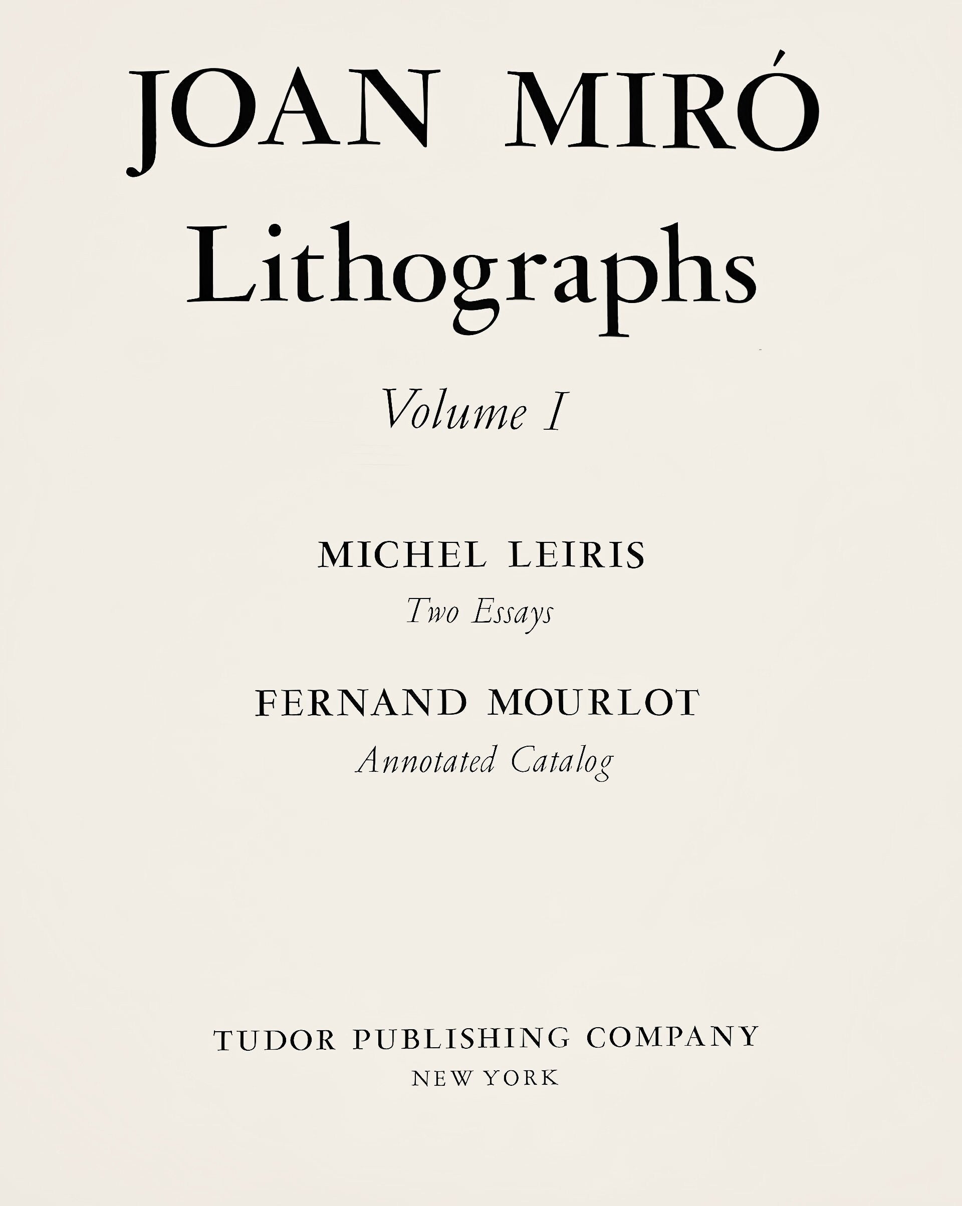 Joan Miró, Composition, (Cramer 160; Mourlot 860), Joan Miró Lithographs, Limited Edition Lithograph