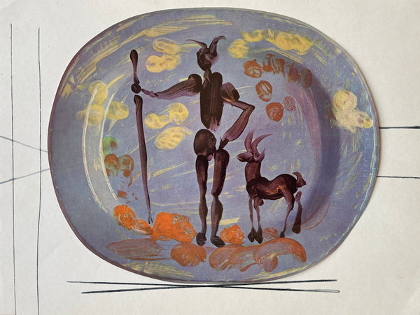 Pablo Picasso, étude pour la céramique, Céramiques de Picasso (Orozco 105), Limited Edition Lithograph and Collotype