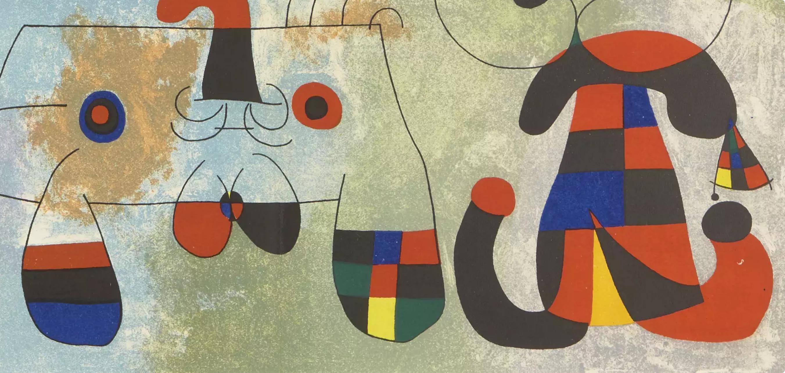 Joan Miró, Composition (Mourlot 1708), Derrière le miroir, Limited Edition Lithograph