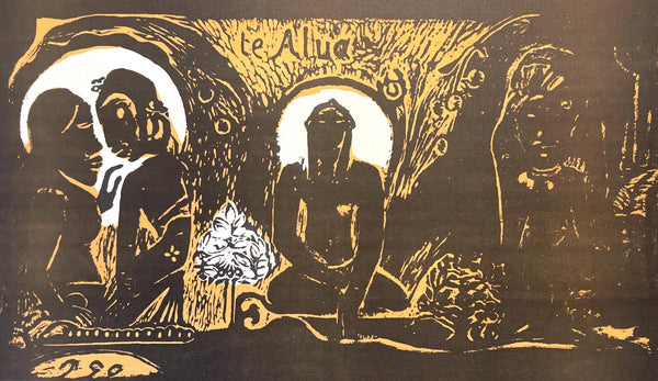Paul Gauguin, The God (Te atua), Gauguin, Limited Edition Woodcut