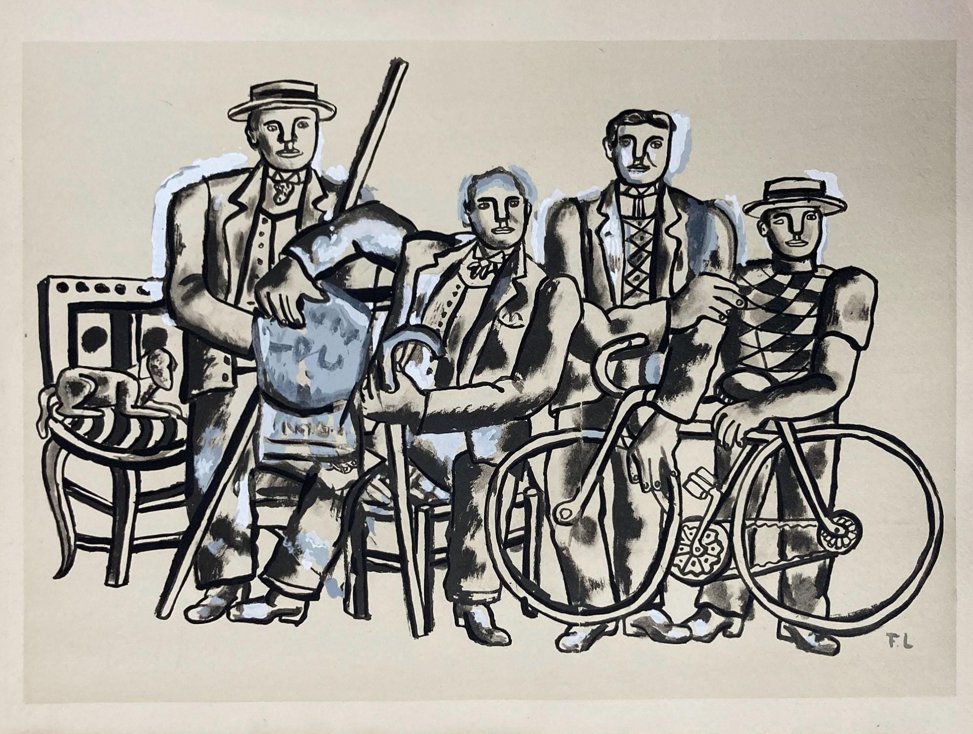 Fernand Léger, Composition, Contrastes, Limited Edition Lithograph