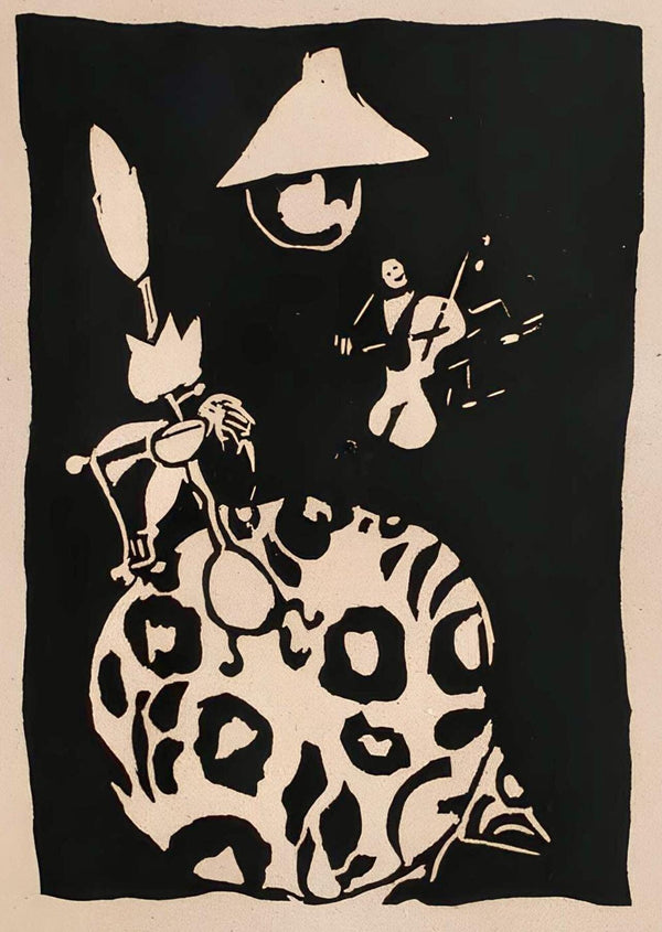 Jean Pougny, Composition, Pougny, dix linogravures originales, 1914-1920, Limited Edition Linocut