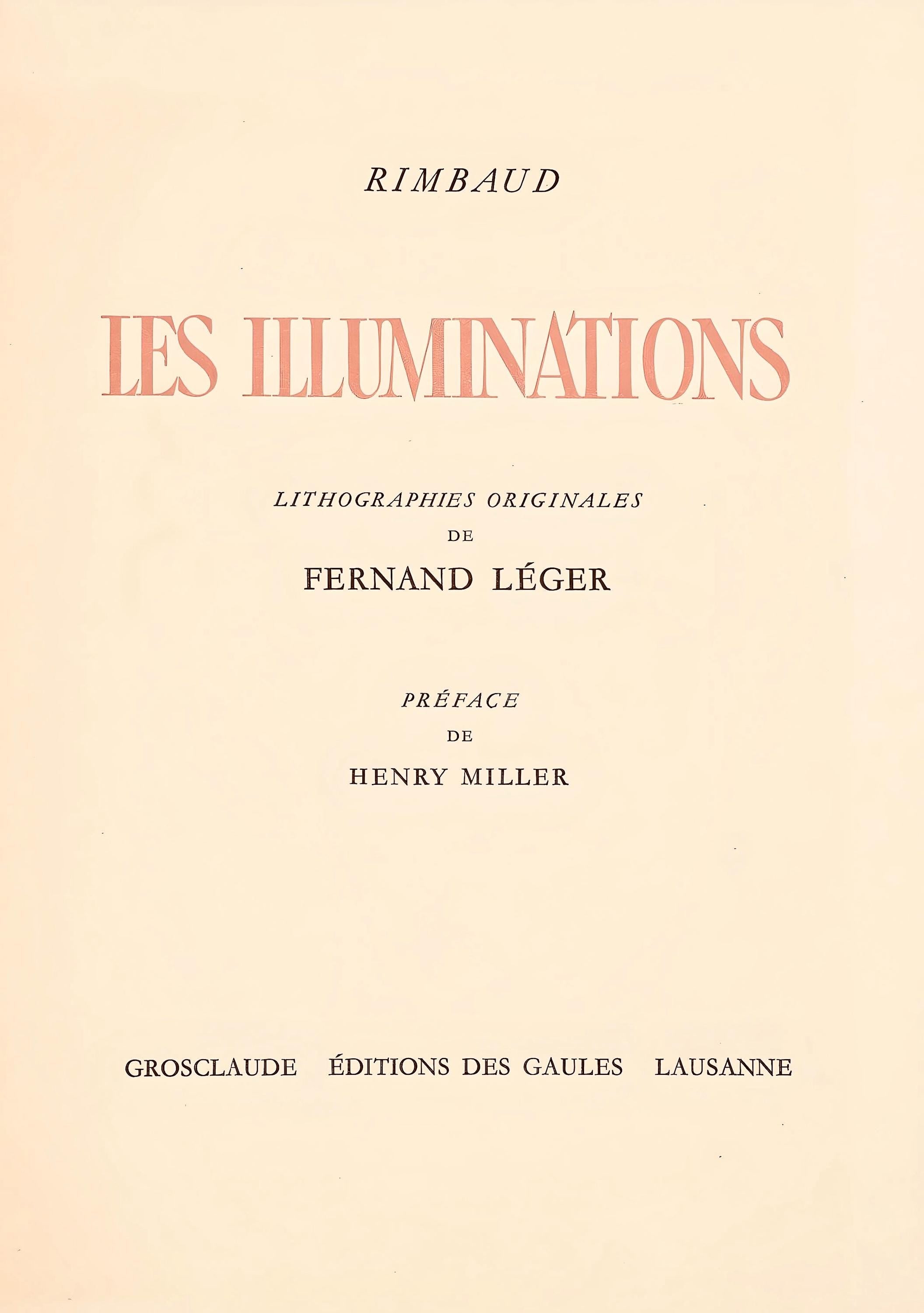 Fernand Léger, Composition (Saphire 24-38), Les Illuminations, Limited Edition Lithograph