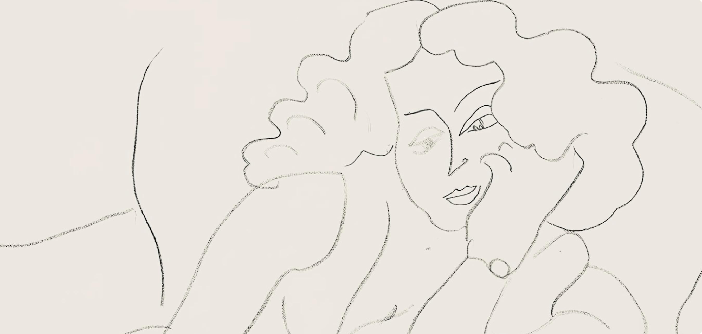 Henri Matisse, Série B, var. 7 (Duthuit 9), Henri Matisse, Dessins, Thèmes et variations, Limited Edition Lithograph