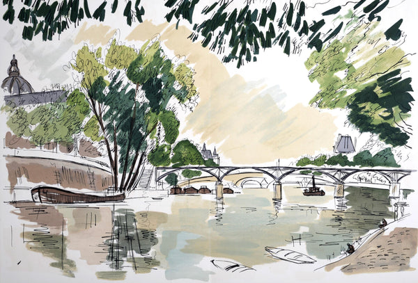 André Dunoyer de Segonzac, Composition, Regards sur Paris, Limited Edition Lithograph