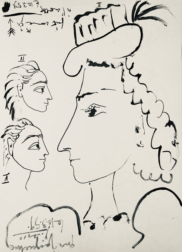 Pablo Picasso, Composition (Bloch 1276; Czwiklitzer 23), Toros y Toreros, Limited Edition Lithograph