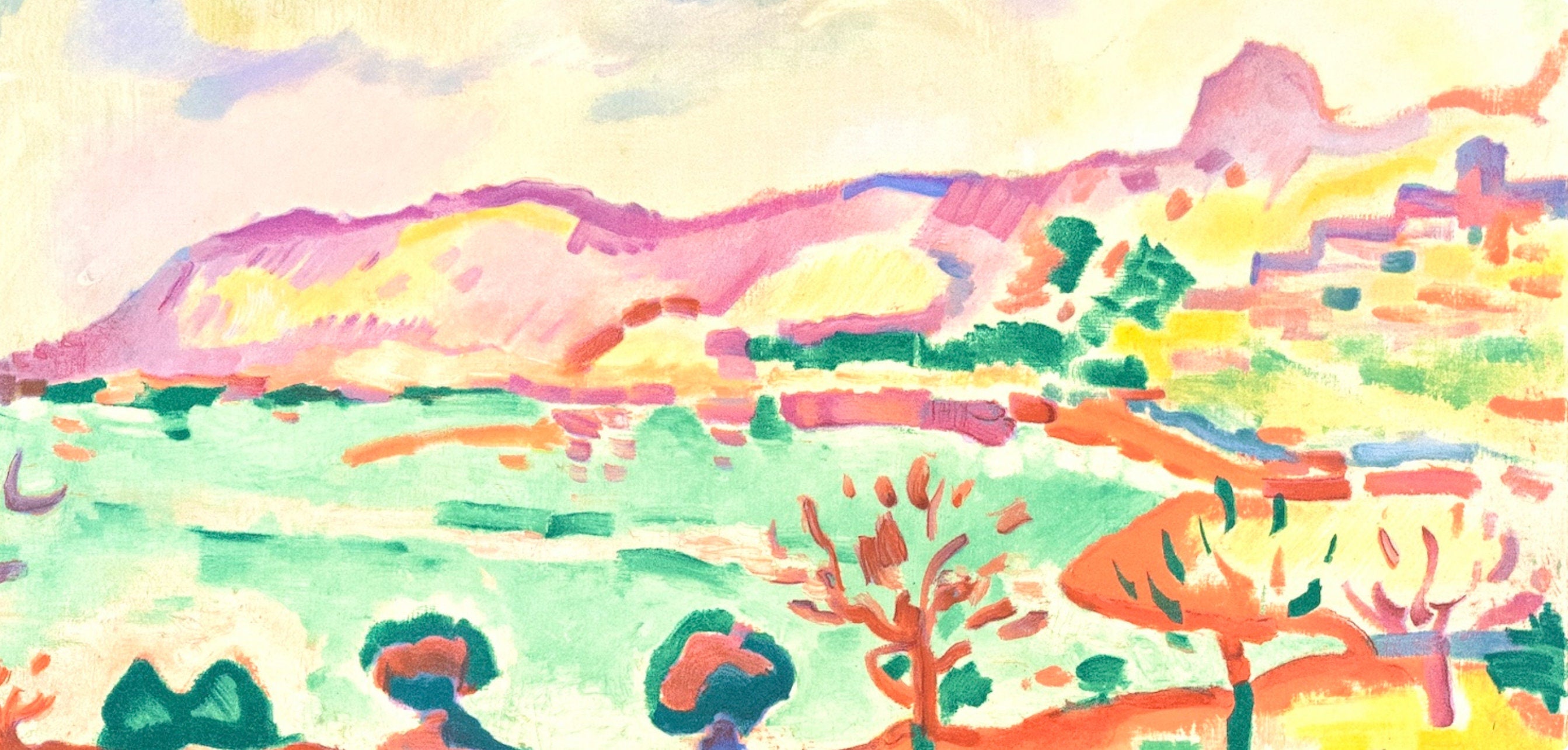 Georges Braque, Paysage a L'estaque, Fauves, Collection Pierre Lévy, Limited Edition Lithograph