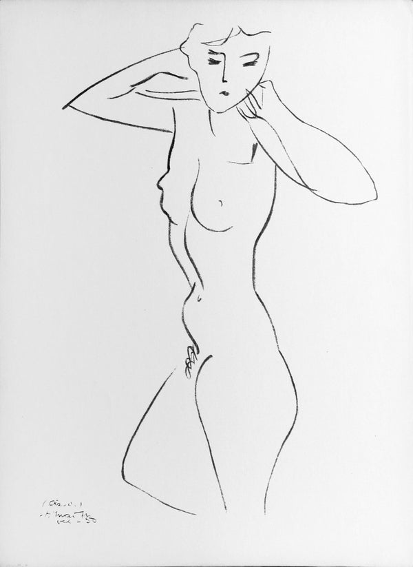 Henri Matisse, Composition, Derrière le miroir, Limited Edition Lithograph