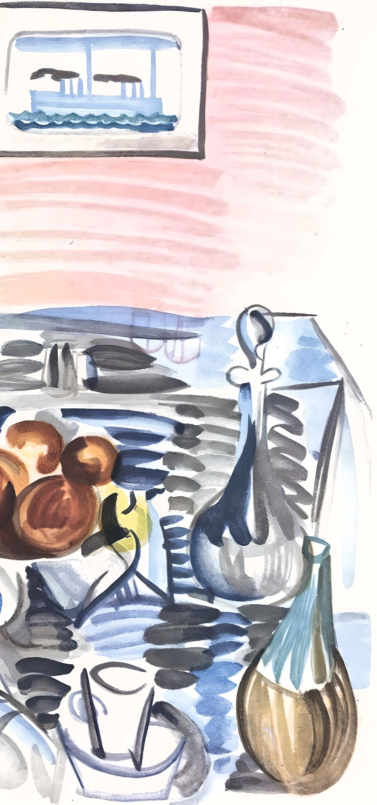 Raoul Dufy, Déjeuner de Cassis, Vacances forcées