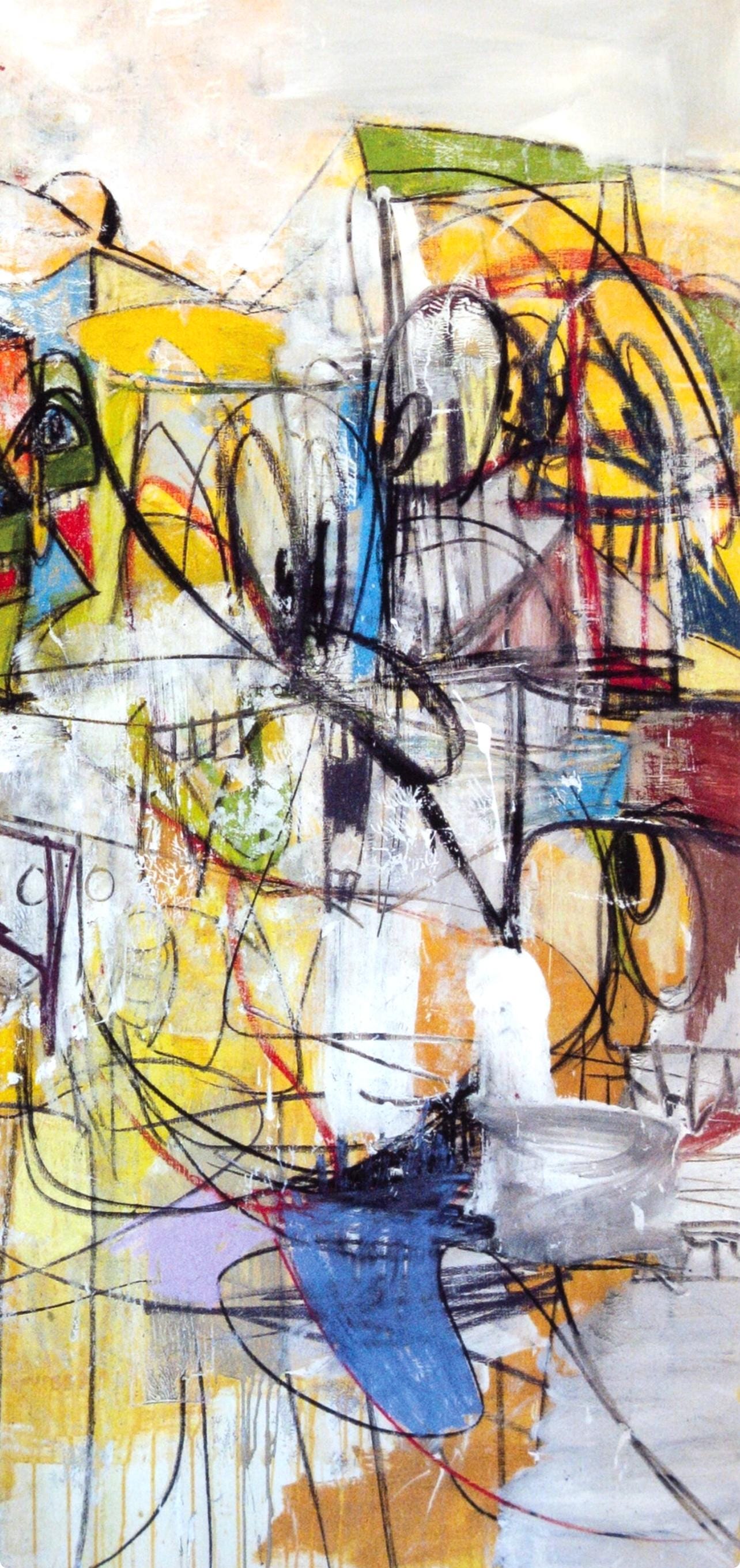 George Condo, Internal Voices, Drawing Paintings, Limited Edition Four Color Process Print