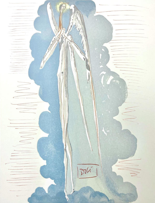 Salvador Dali, Paradies XXIII (Field 189-200; Michler/Löpsinger 1039-1138), Die Göttliche Komödie, Signed, Limited Edition Woodcut