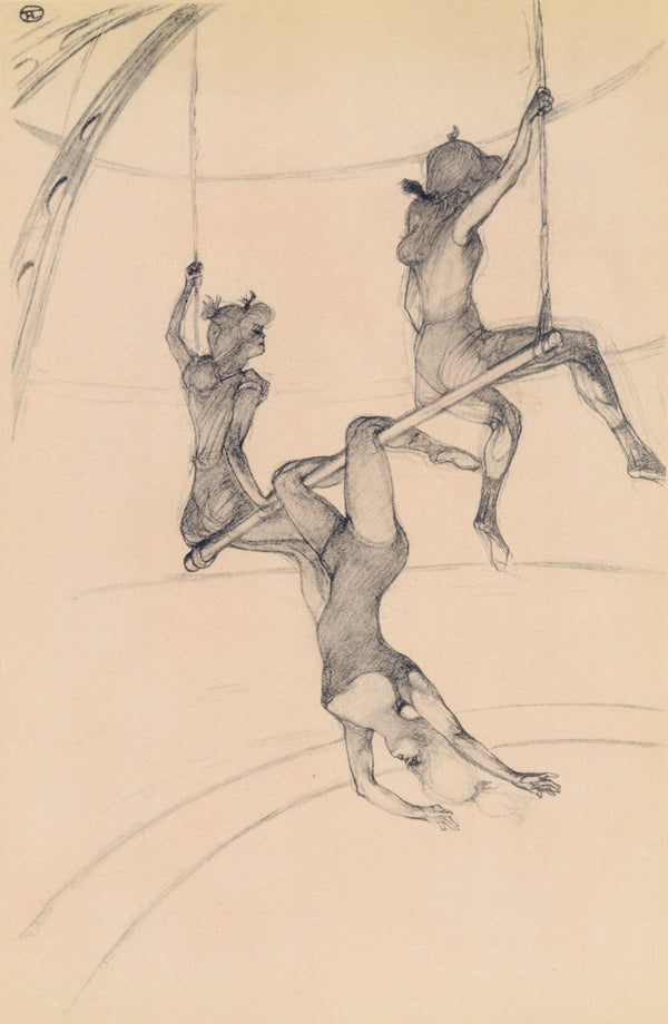 Henri de Toulouse-Lautrec, Le trapeze volant, The Circus by Toulouse-Lautrec, Limited Edition Lithograph