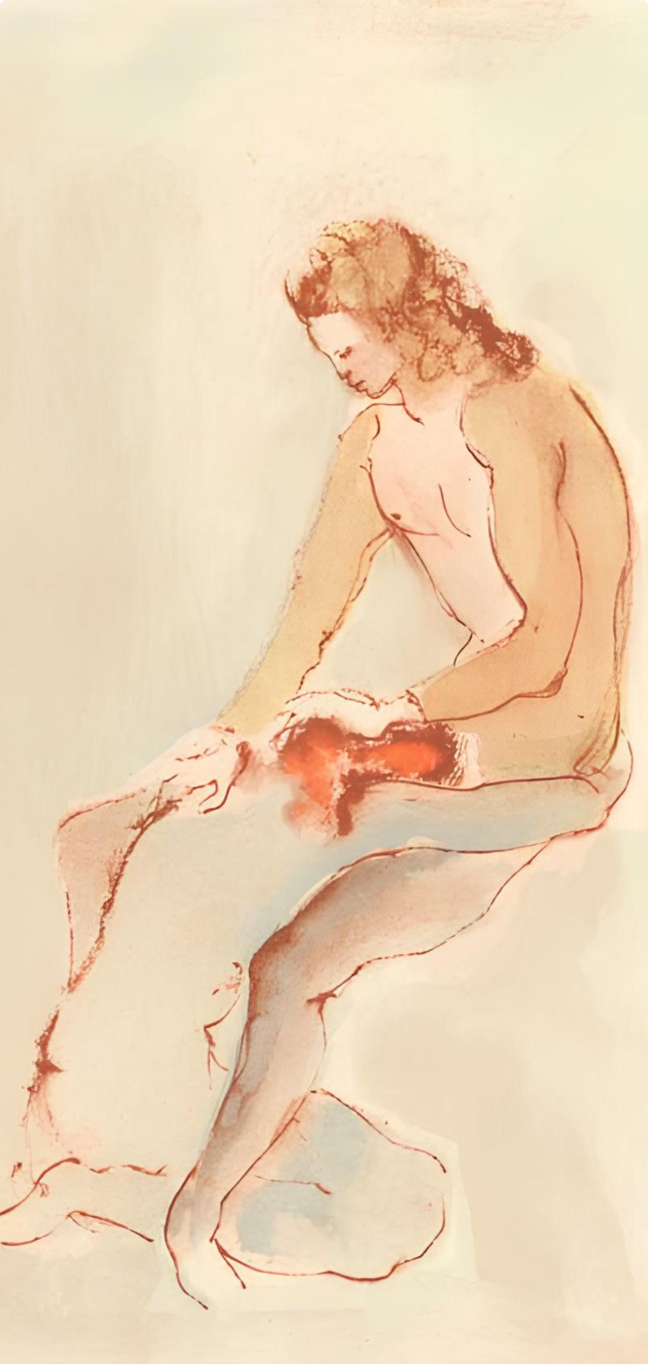 Léonor Fini, Composition, Parallèlement, Limited Edition Lithograph