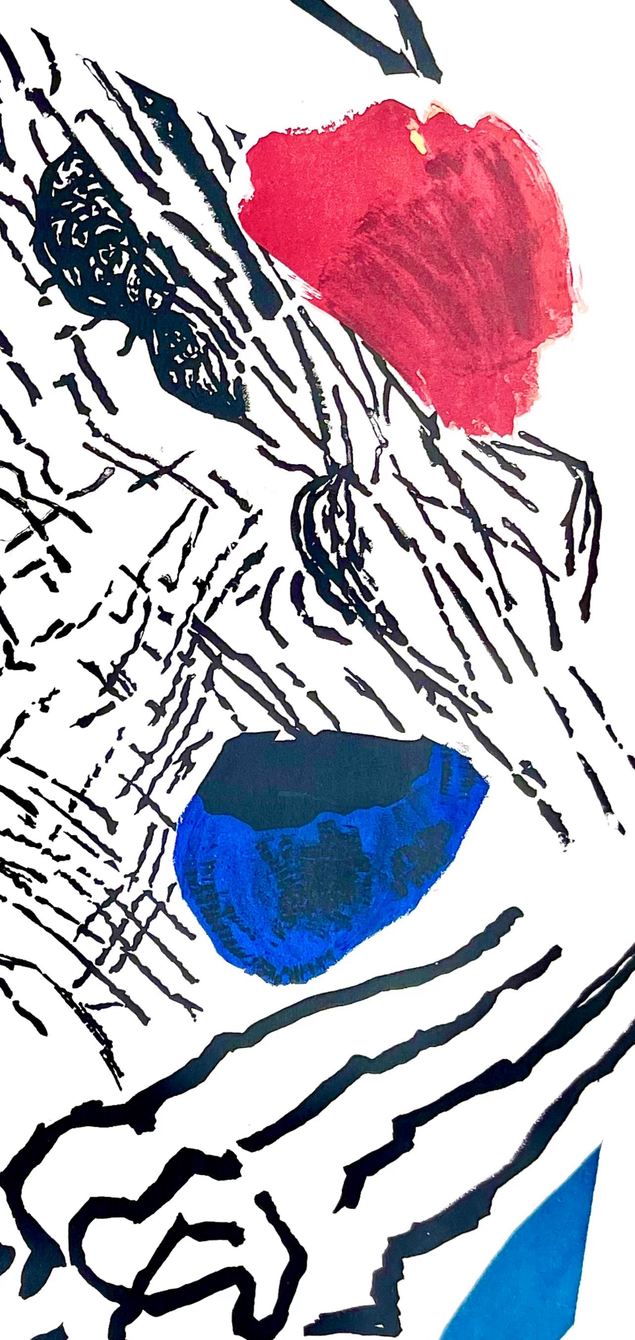 Jean Bazaine, Composition, Derrière le miroir, Limited Edition Lithograph