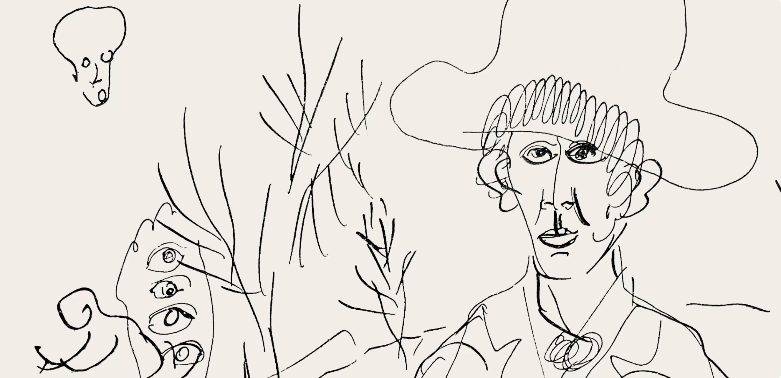 Marc Chagall, Composition, Suite Provinciale avec 92 dessins inédits de Marc Chagall, Limited Edition Lithograph