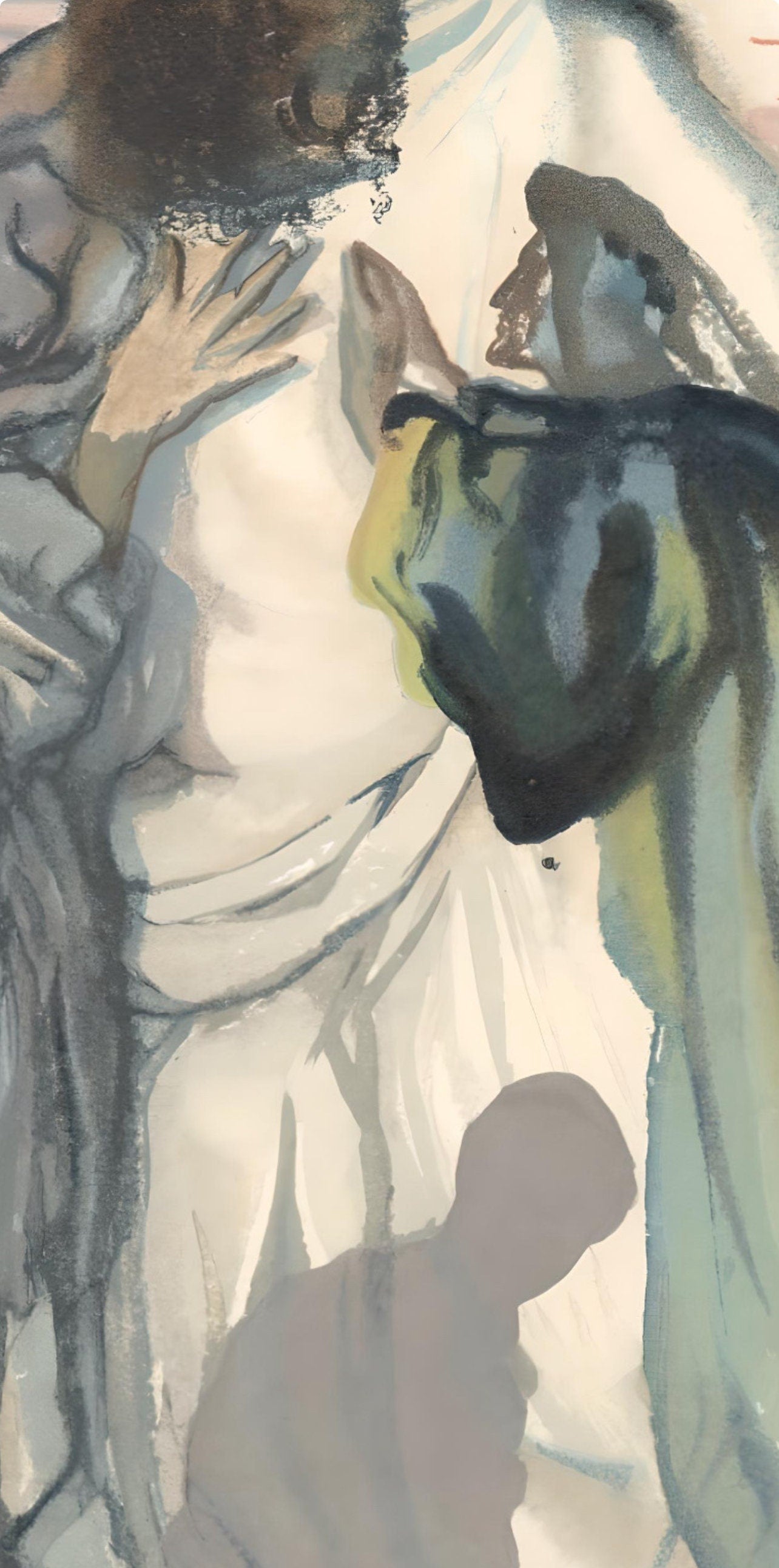 Salvador Dali, The Blind for Envy (Michler/Löpsinger 1039-1138; Field 189-200), La Divine Comédie, Limited Edition Woodcut