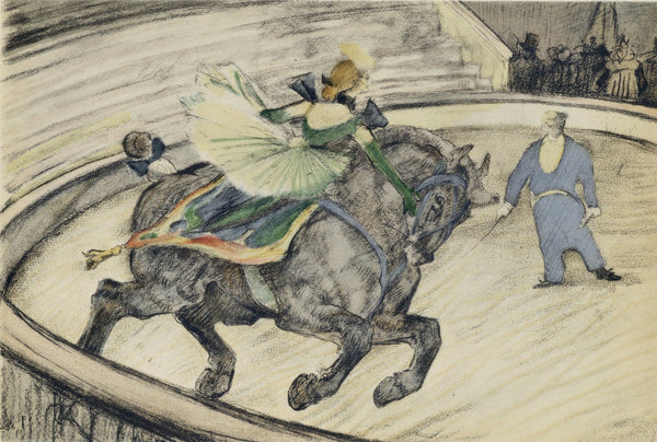 Henri de Toulouse-Lautrec, Travail sur le panneau, The Circus by Toulouse-Lautrec, Limited Edition Lithograph