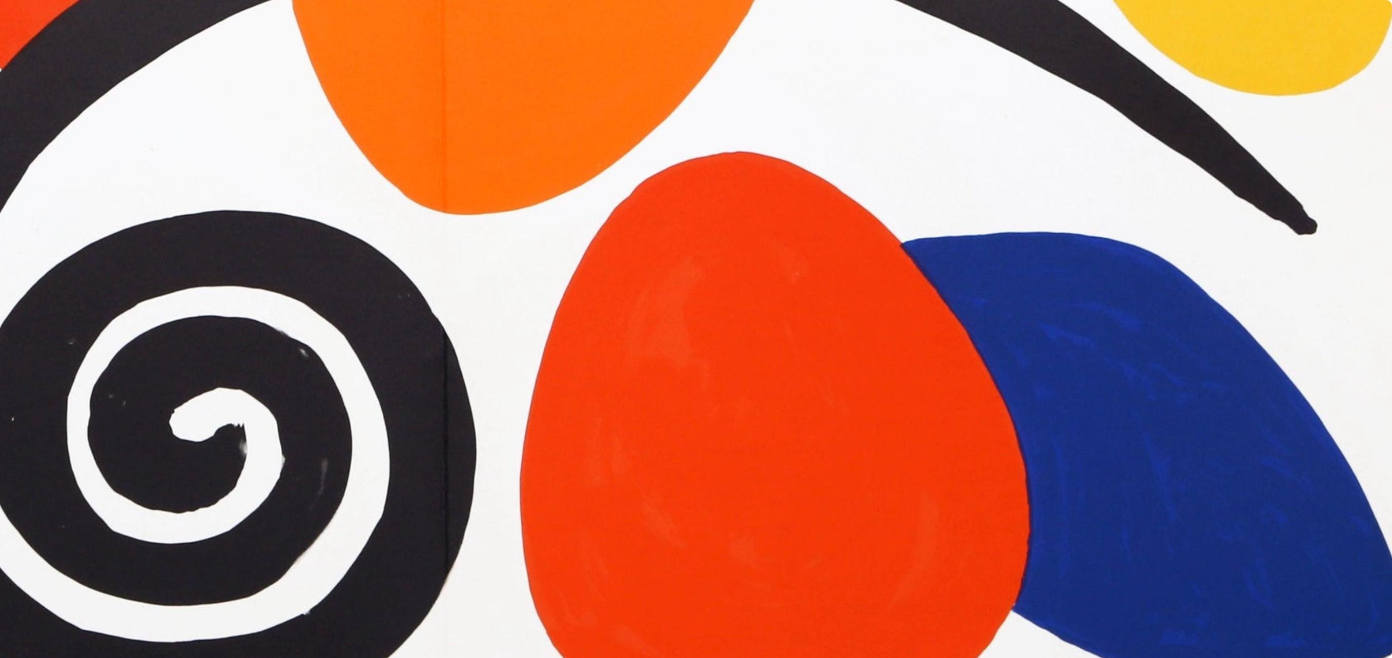 Alexander Calder, Composition, Derrière le miroir, Limited Edition Lithograph