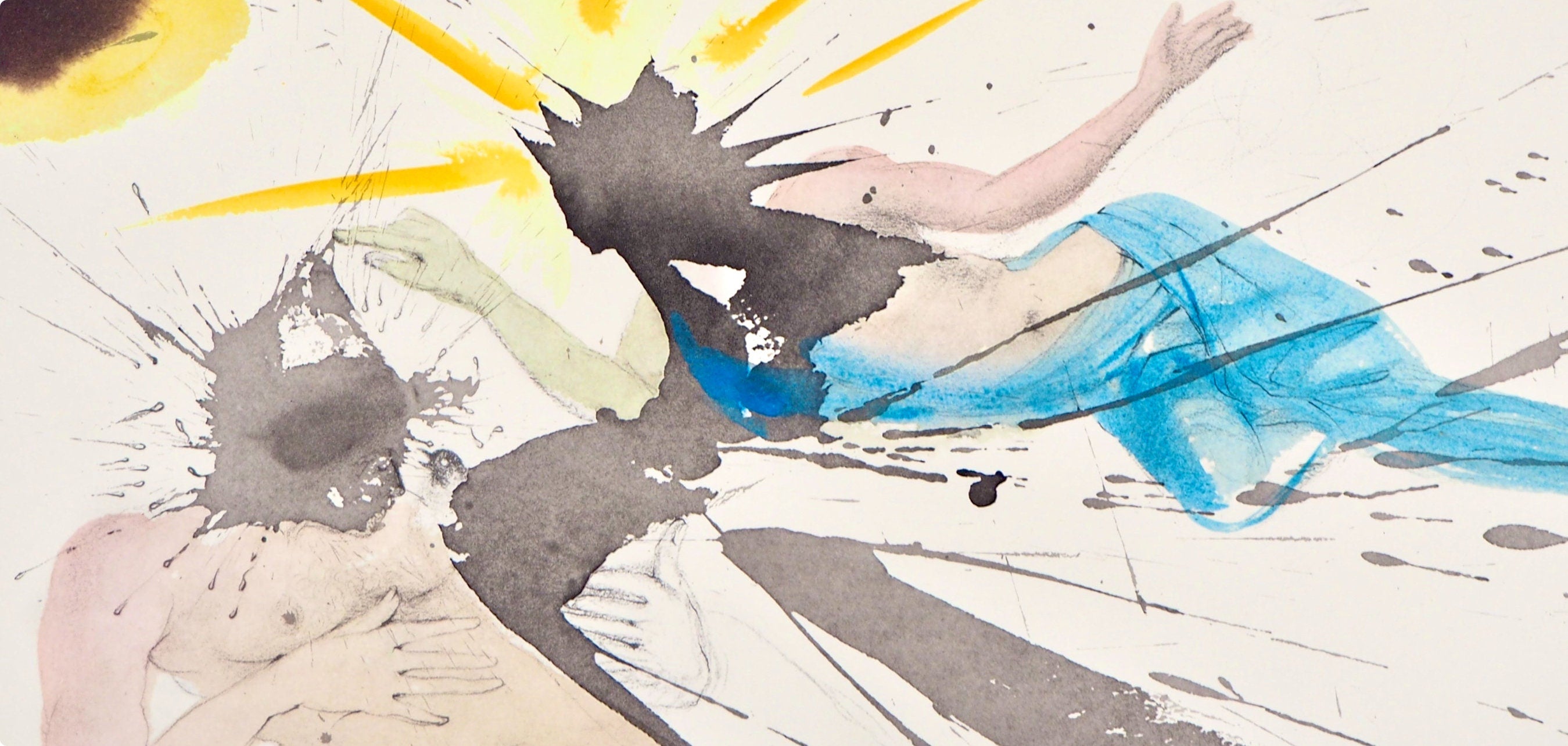 Salvador Dali, Composition (Michler/Löpsinger 1600; Field 69-3), Biblia Sacra, Limited Edition Lithograph