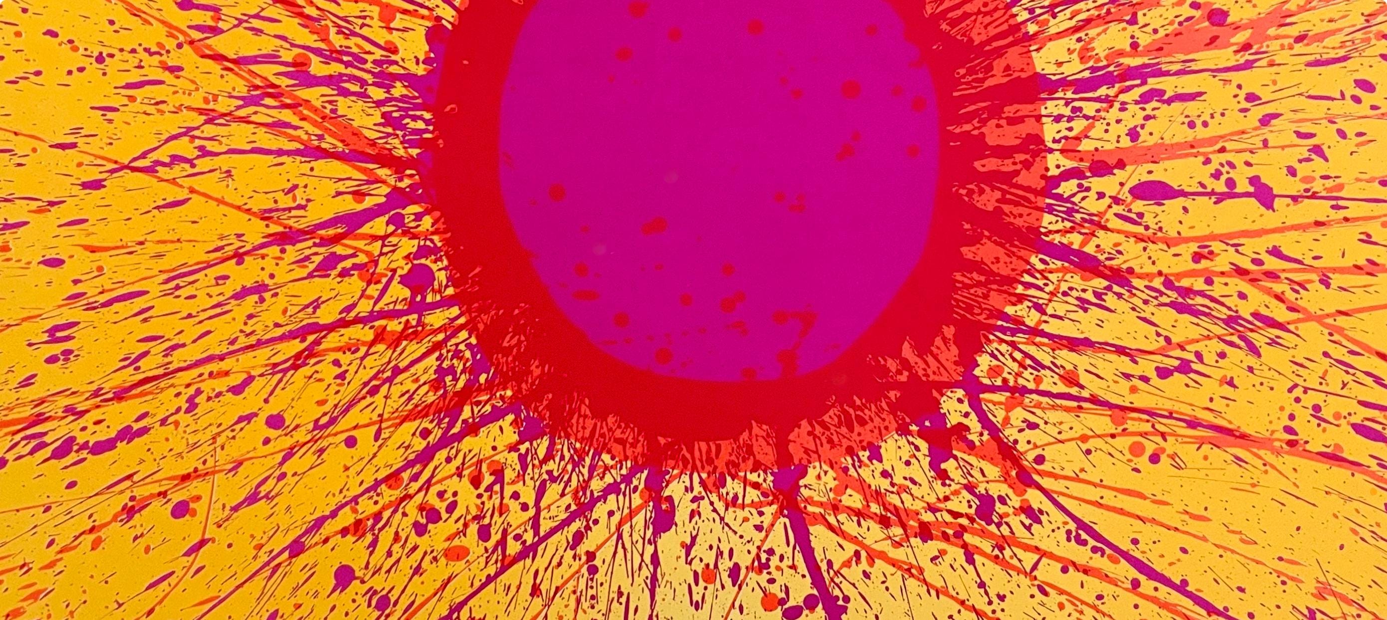 Walasse Ting 丁雄泉, Orange, Trip 旅行, Limited Edition Lithograph