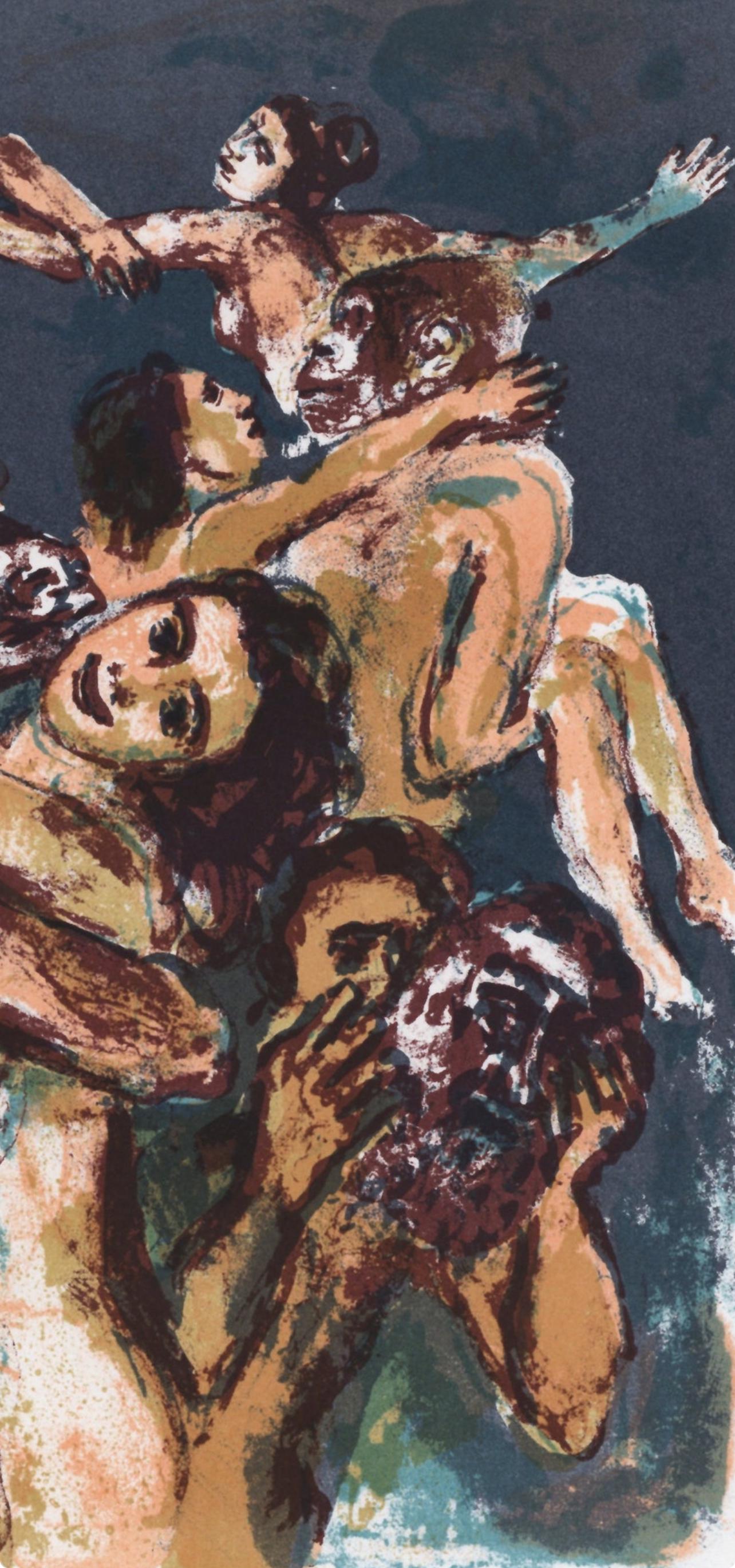 Walter Spitzer, Composition, L'Odyssée, Limited Edition Lithograph