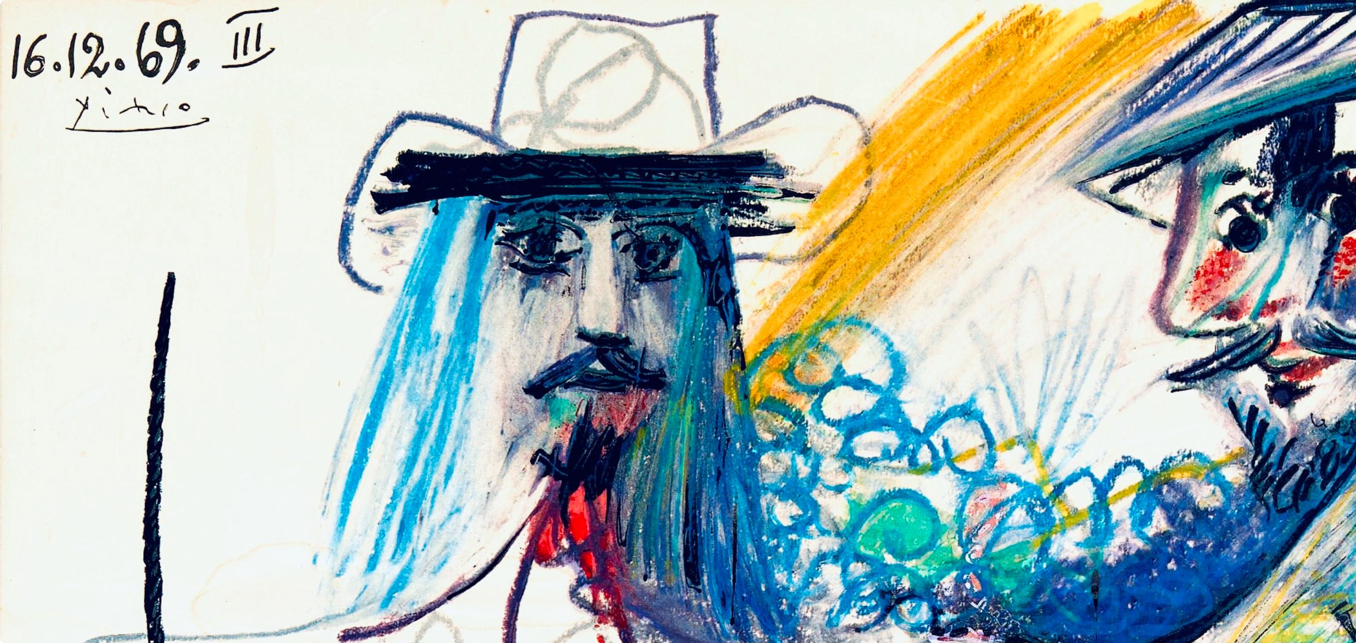 Pablo Picasso, Composition (Orozco 193-204), Au Baiser D'Avignon, Limited Edition Lithograph