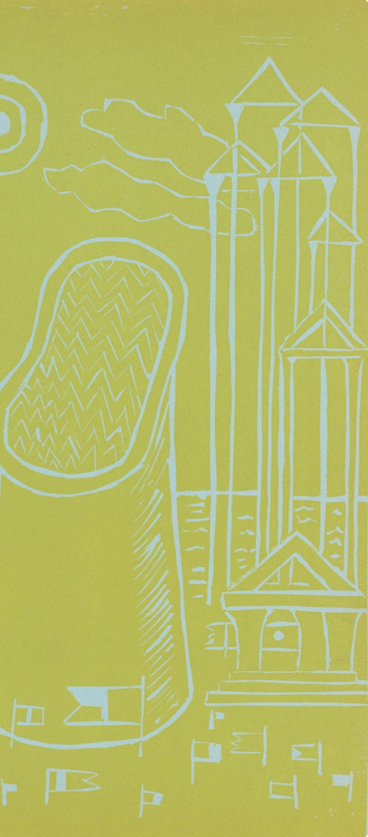 Giorgio De Chirico, Composition, XXe siècle, Limited Edition Linocut