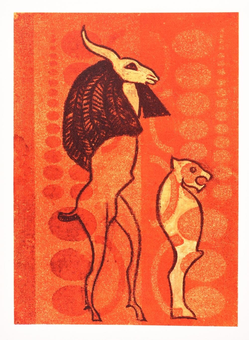 Max Ernst, Judith, Tragödie in drei Akten, Limited Edition Lithograph