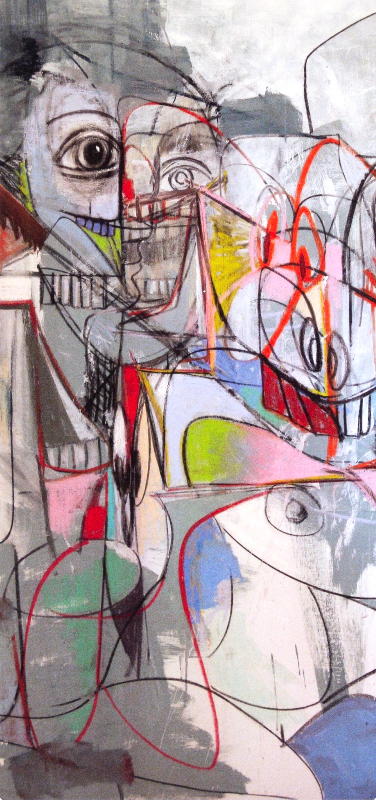 George Condo, Conversations, Drawing Paintings, Limited Edition Four Color Process Print