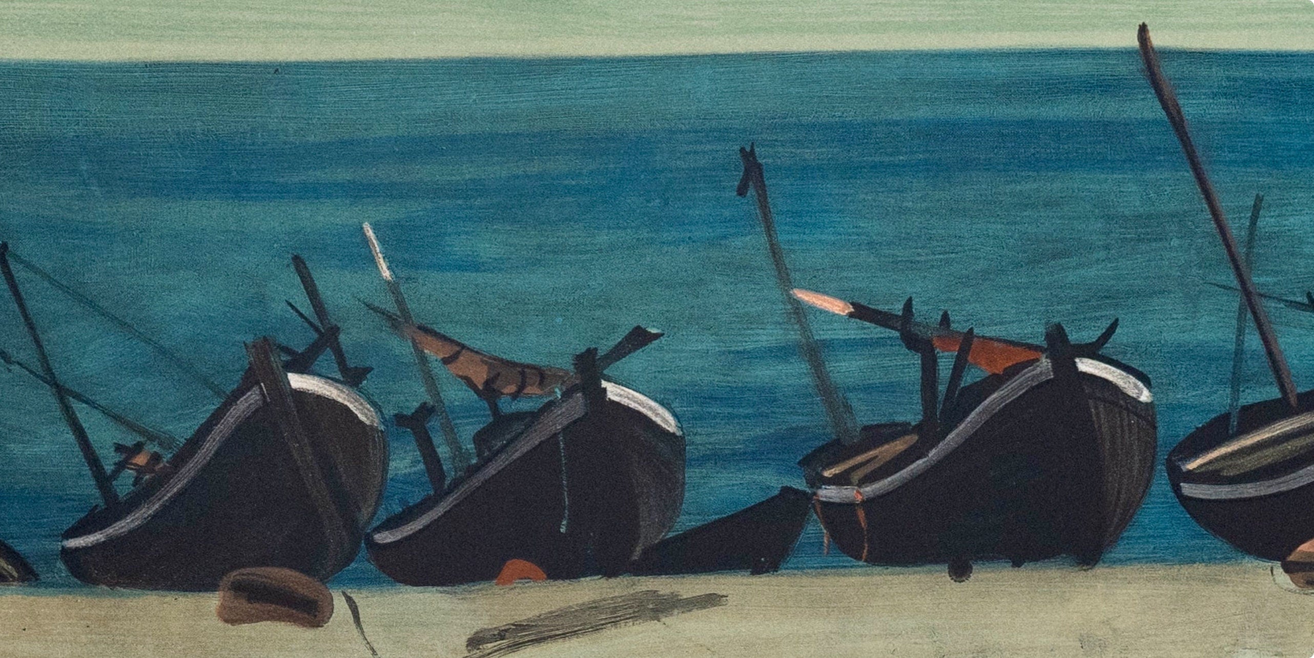 André Derain, Barques a Graveline, André Derain, Collection Pierre Lévy, Limited Edition Lithograph