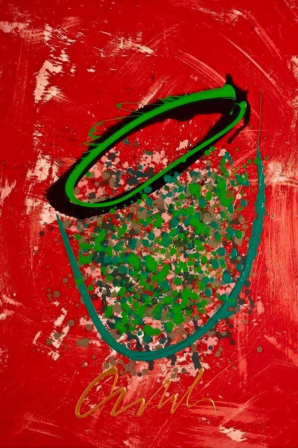 Dale Chihuly, Composition, Baskets Series, Limited Edition Mixed Media Lithograph