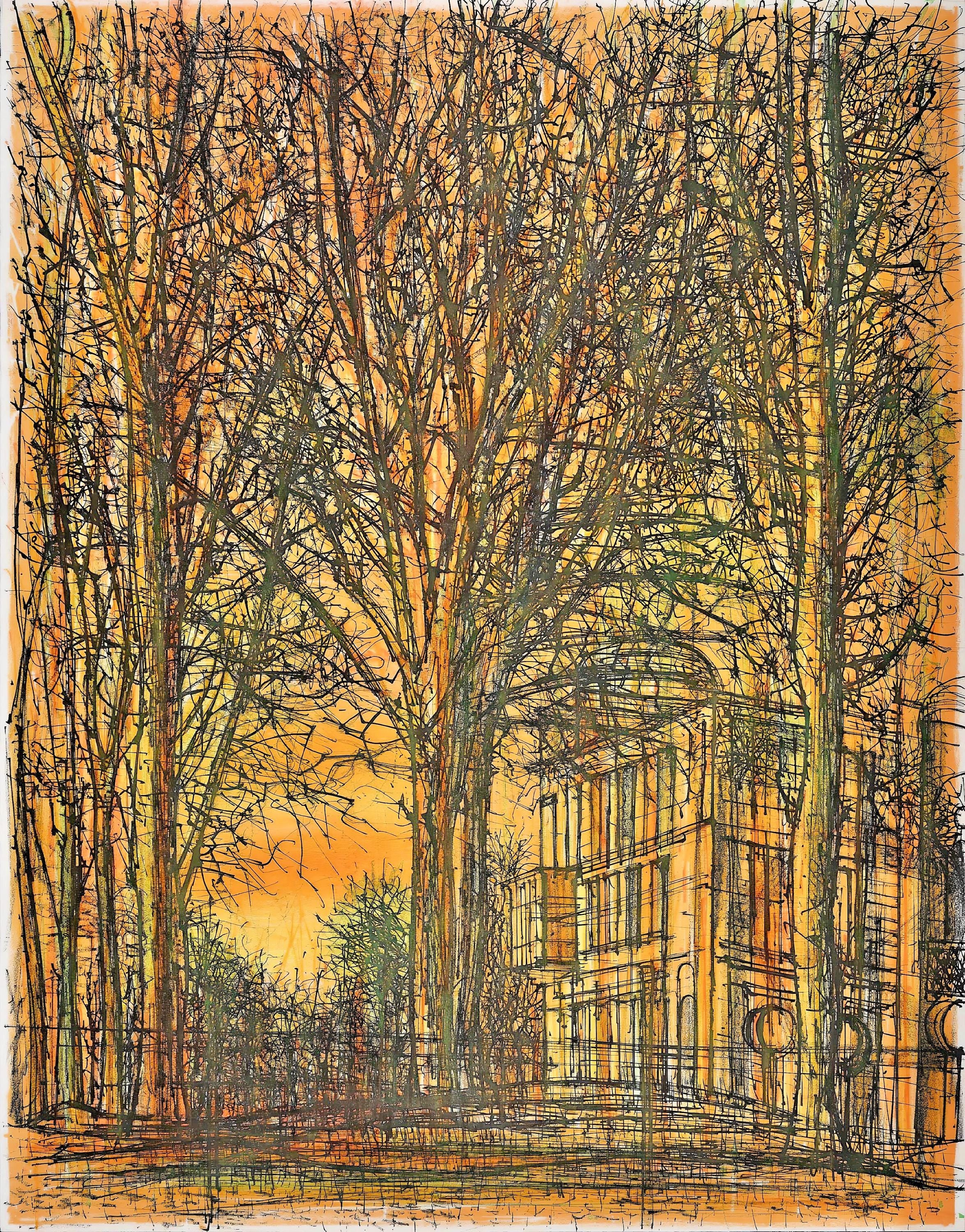 Jean Carzou, La Maison dans les arbres, Regards sur Paris, Limited Edition Lithograph