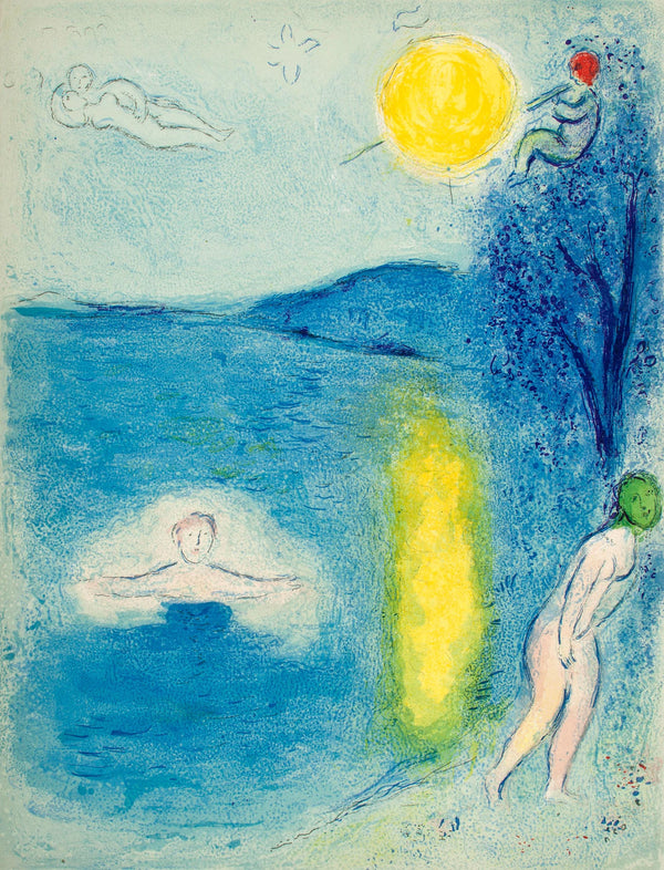 Marc Chagall, La saison d'été, Daphnis et Chloé, Limited Edition Héliogravure