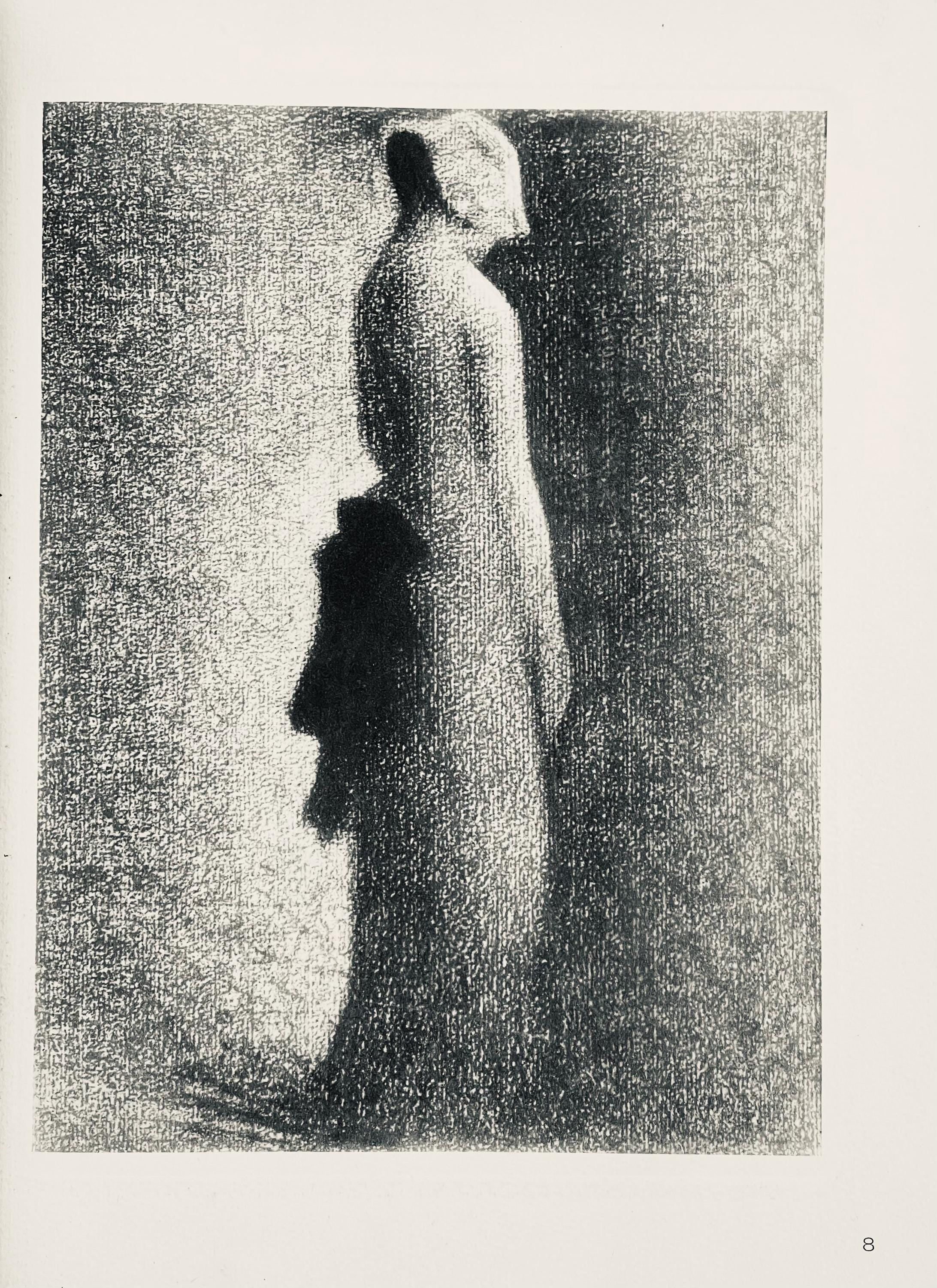 Georges Seurat, Le nœud noir, Seurat, Limited Edition Lithograph