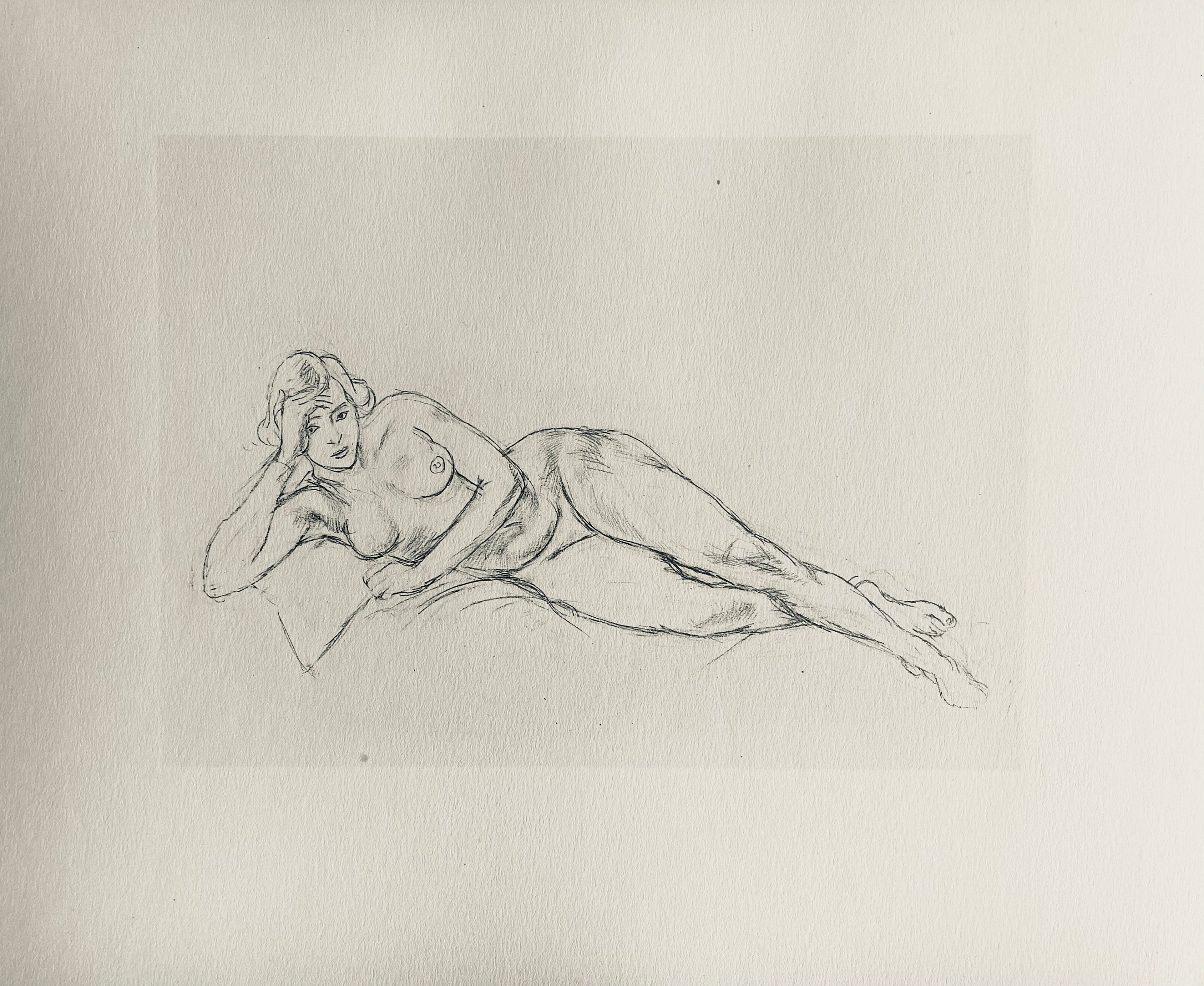Henri Matisse, Composition (Dutel 3), Dessins de Henri-Matisse, Limited Edition Lithograph