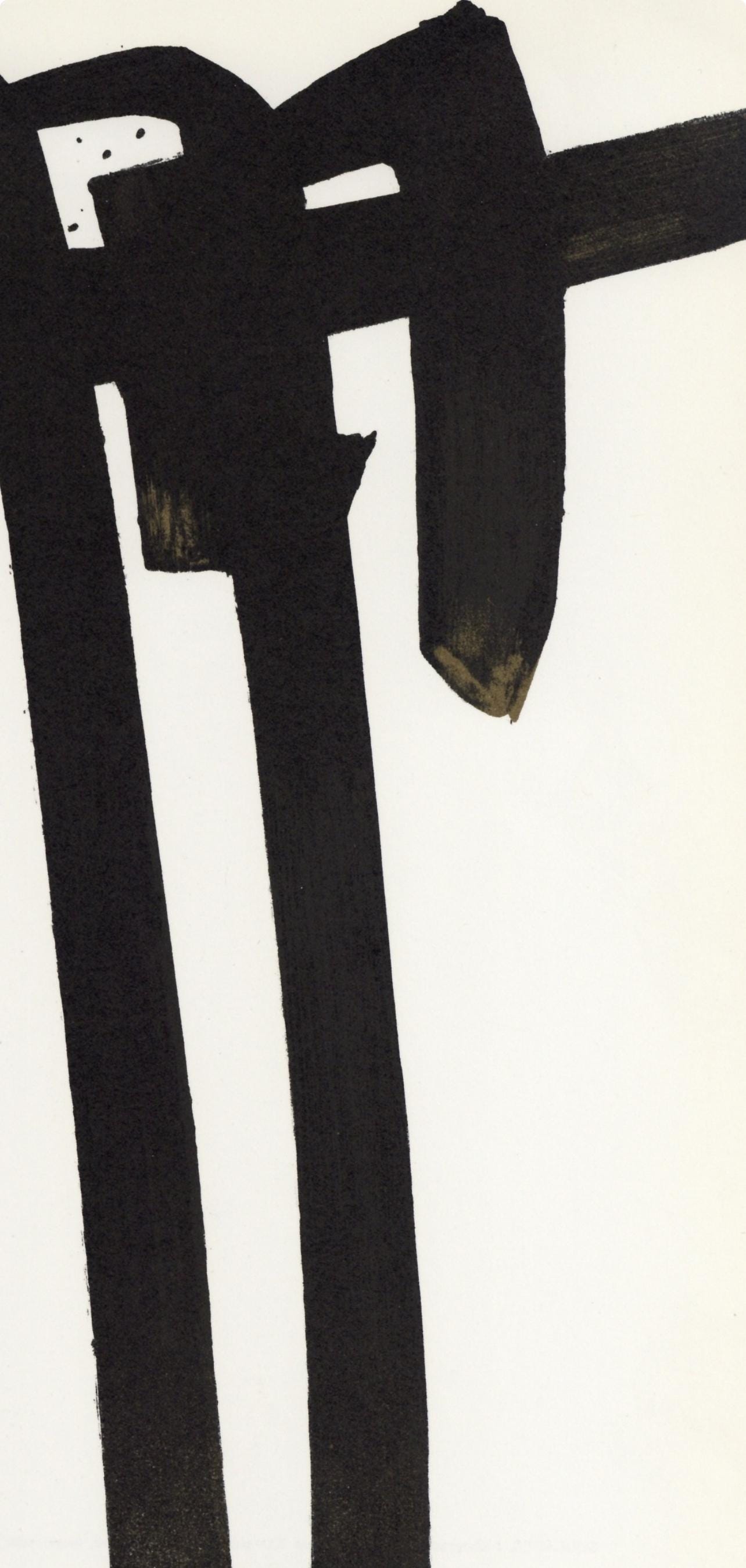Pierre Soulages, Composition, XXe siècle, Limited Edition Lithograph