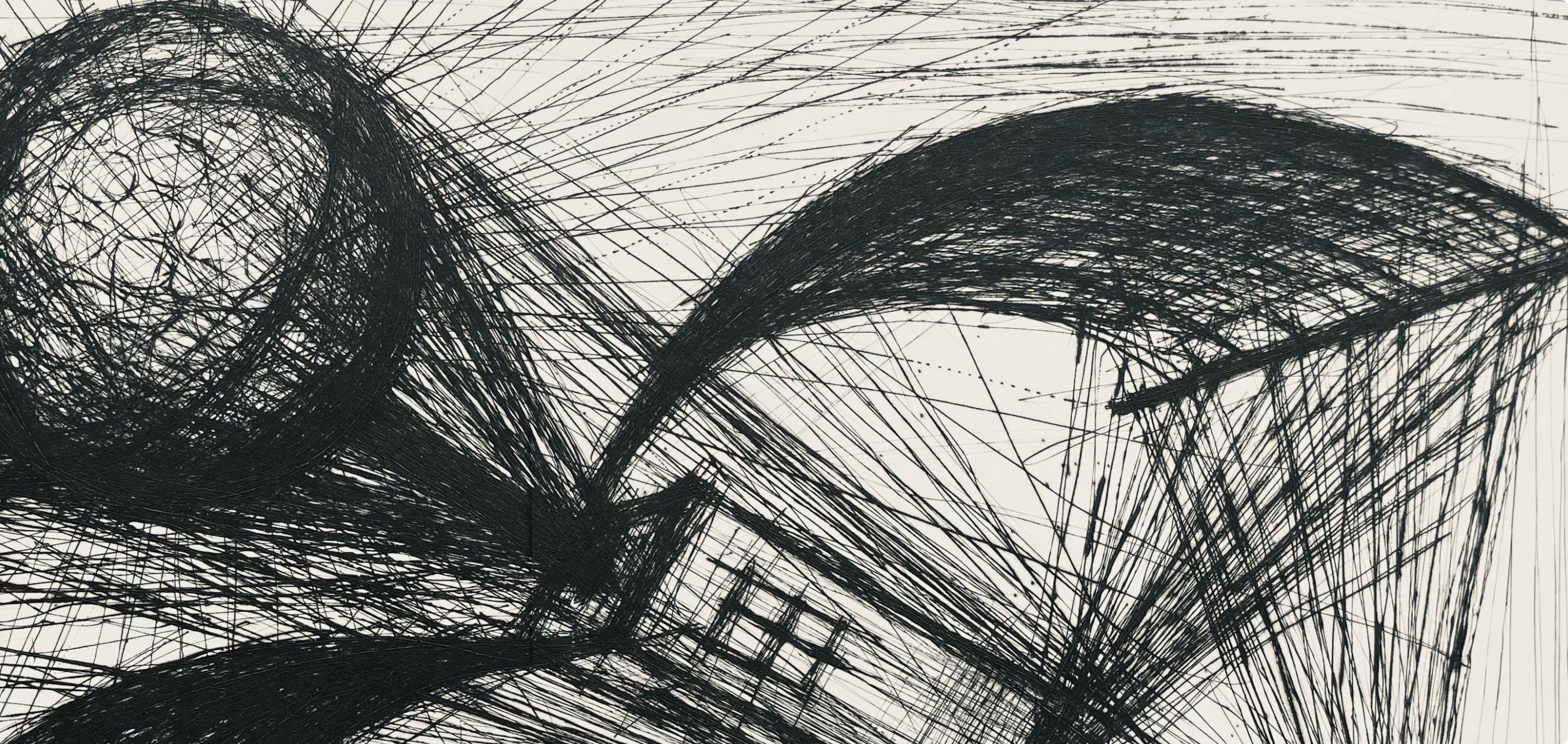 Bernard Buffet, Composition (Reinz 208-222), Voyages Fantastiques, Limited Edition Etching