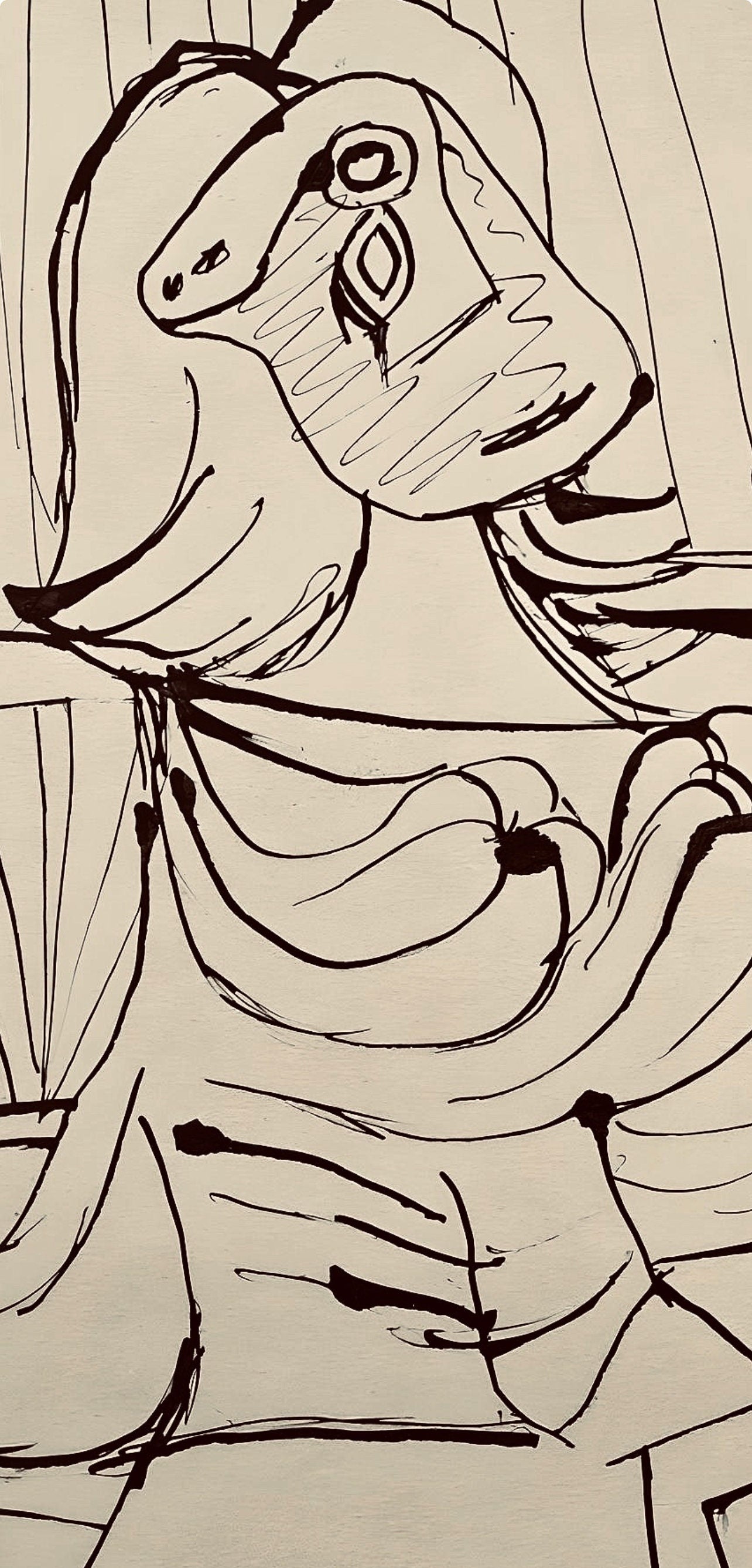 Pablo Picasso, Composition, Carnet de dessins de Picasso, Cahiers d’Art, Limited Edition Lithograph