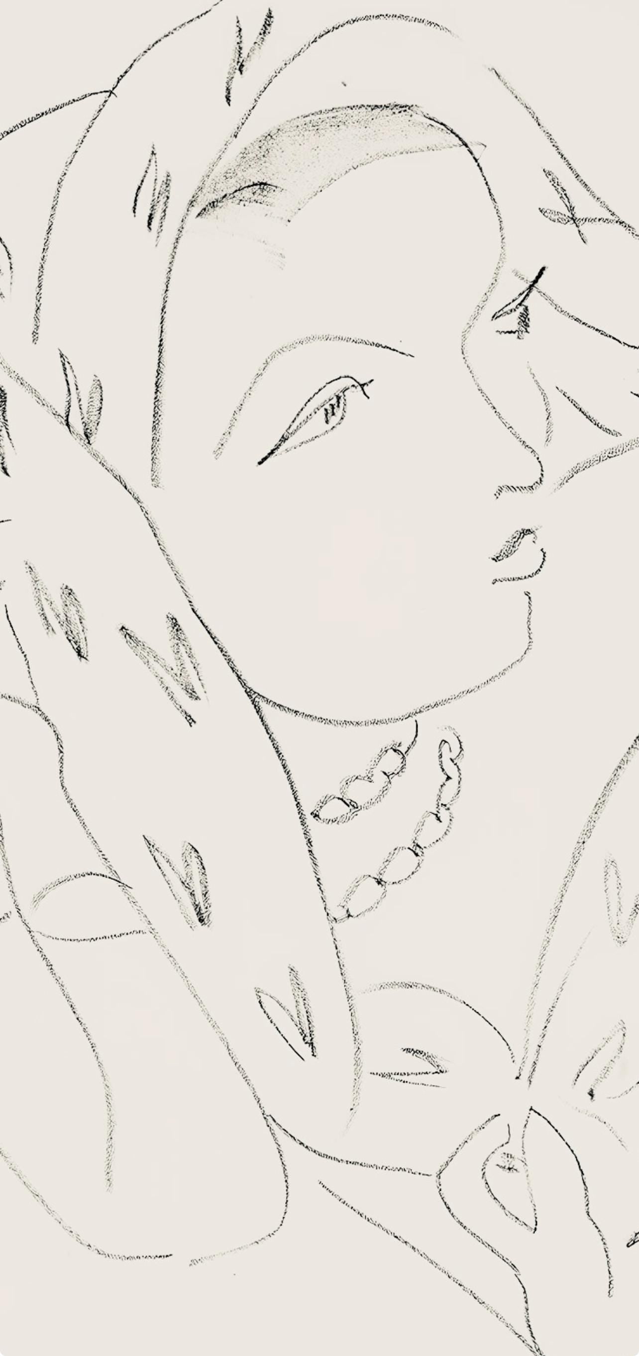 Henri Matisse, Série L, var. 16 (Duthuit 9), Henri Matisse, Dessins, Thèmes et variations, Limited Edition Lithograph