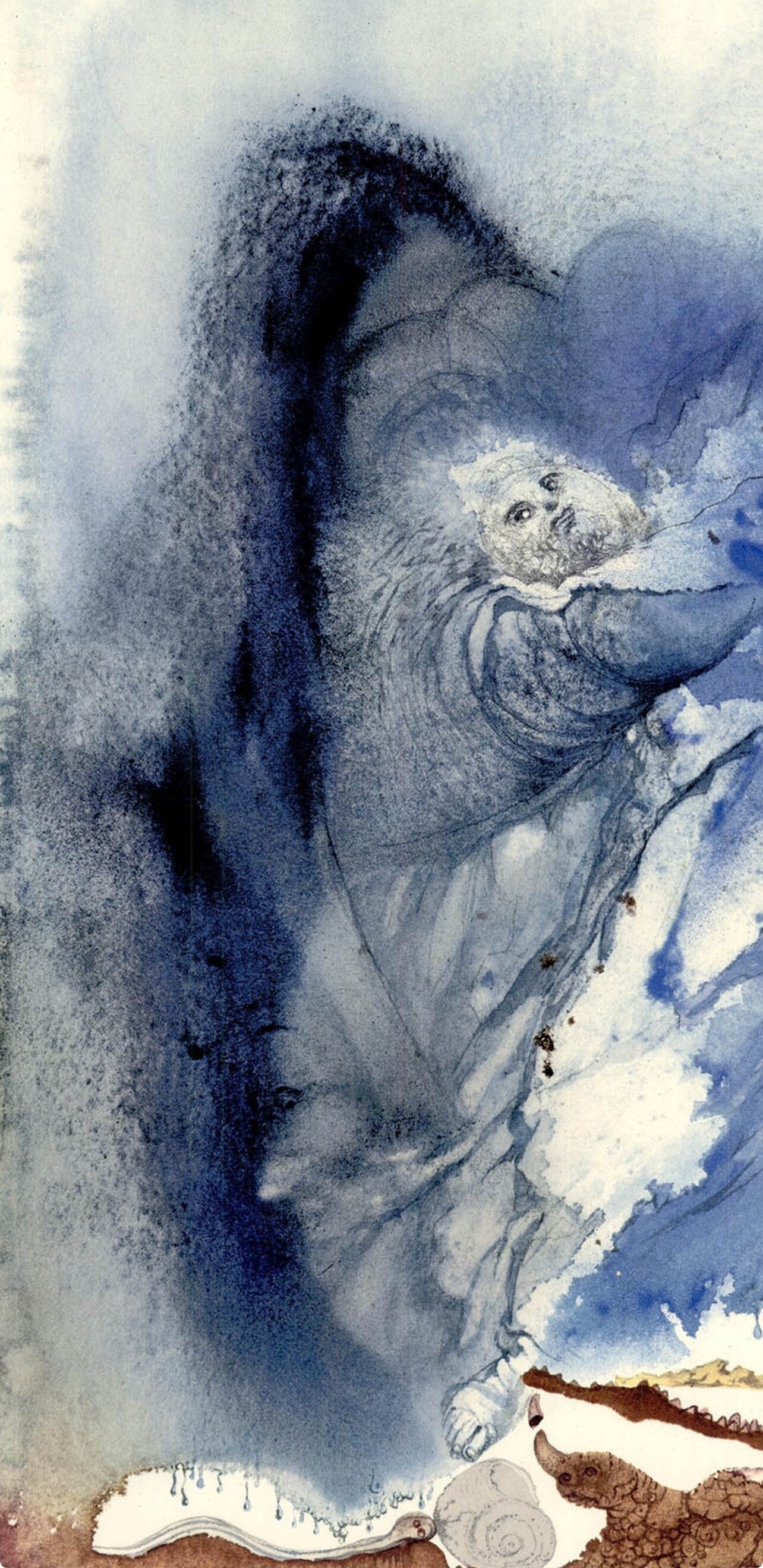 Salvador Dali, Composition (Michler/Löpsinger 1600; Field 69-3), Biblia Sacra, Limited Edition Lithograph