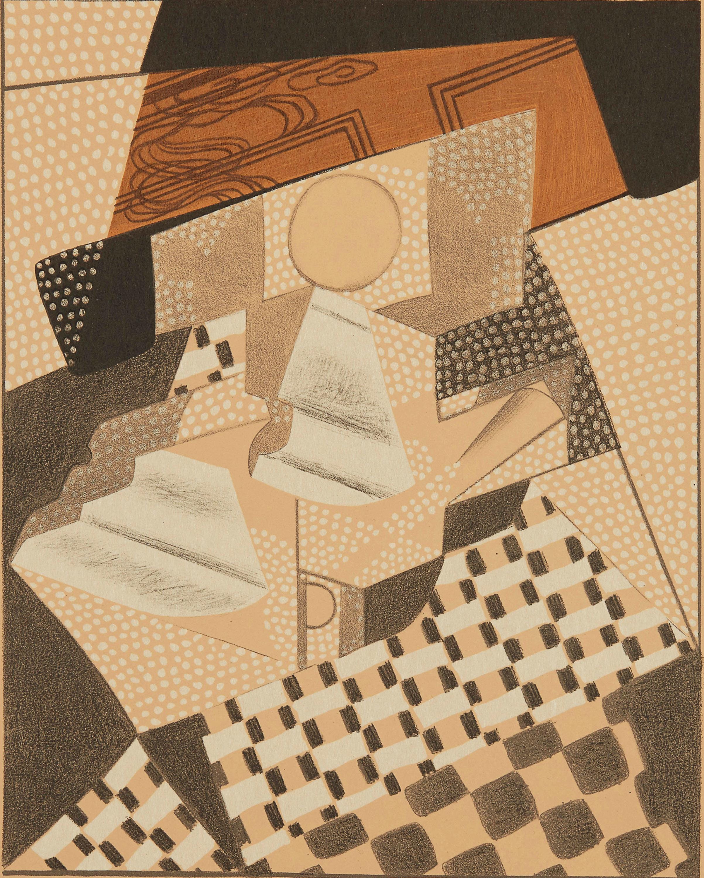 Juan Gris, Loupière (Kahnweiler 1969), Au Soleil du Plafond, Limited Edition Lithograph
