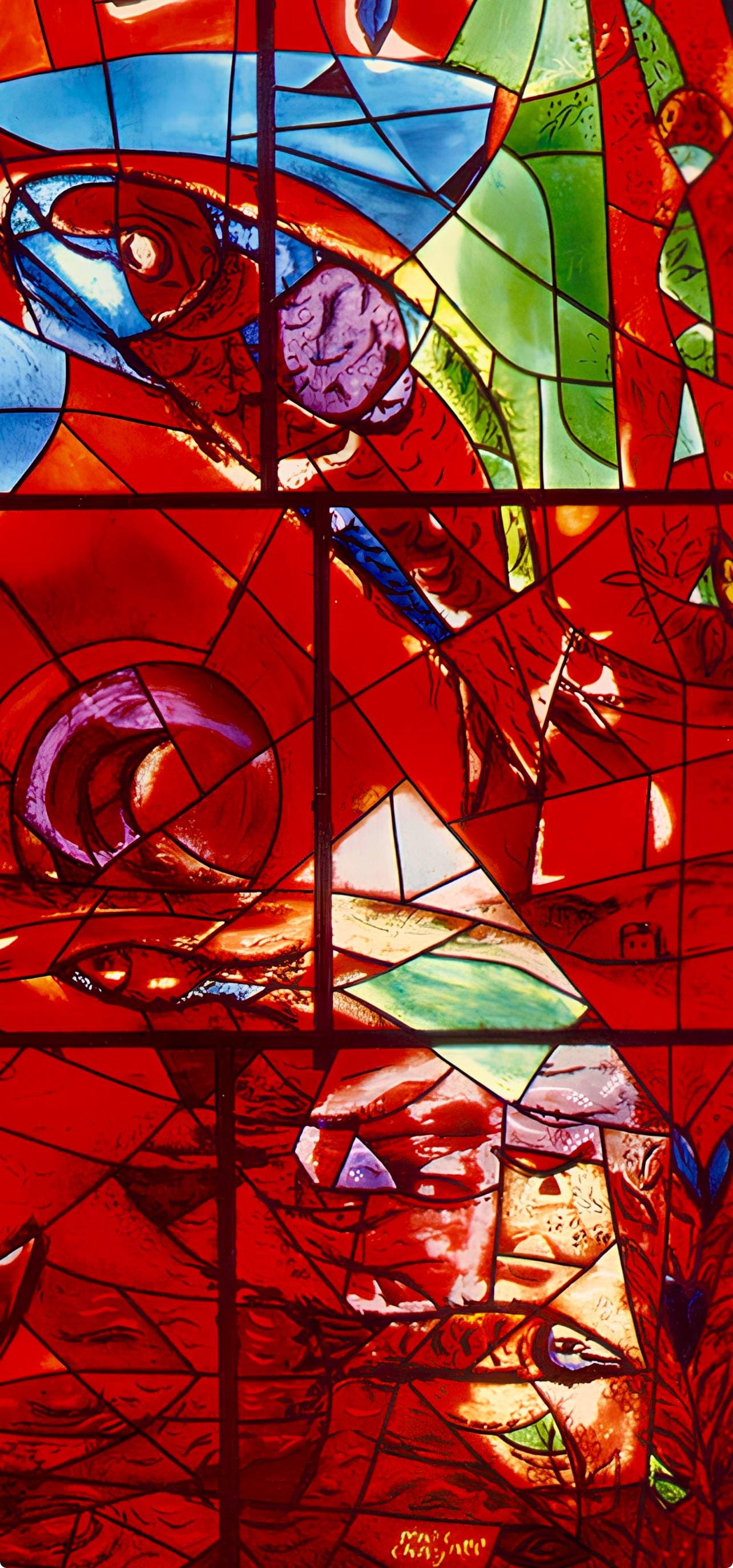 Marc Chagall, Tribe of Zebulun, Jerusalem Windows, Limited Edition Lithograph